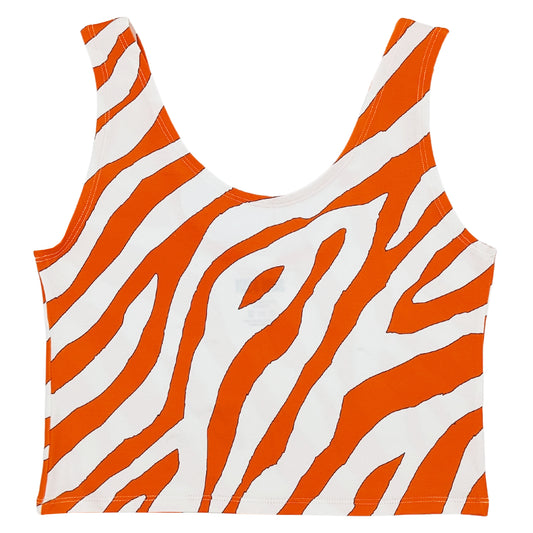 Tiger Lily Organic Cotton Cropped Tank Top