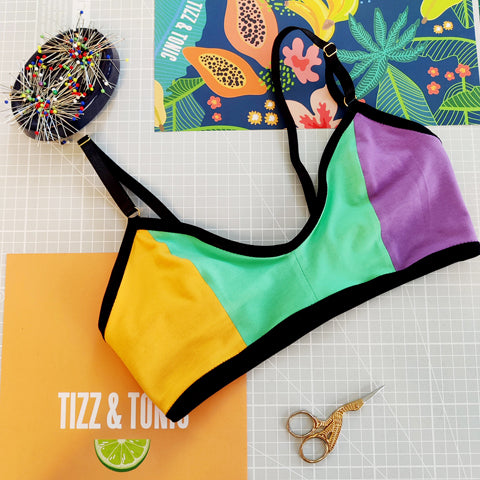 Soft Organic Cotton Bralettes Made at TIZZ & TONIC