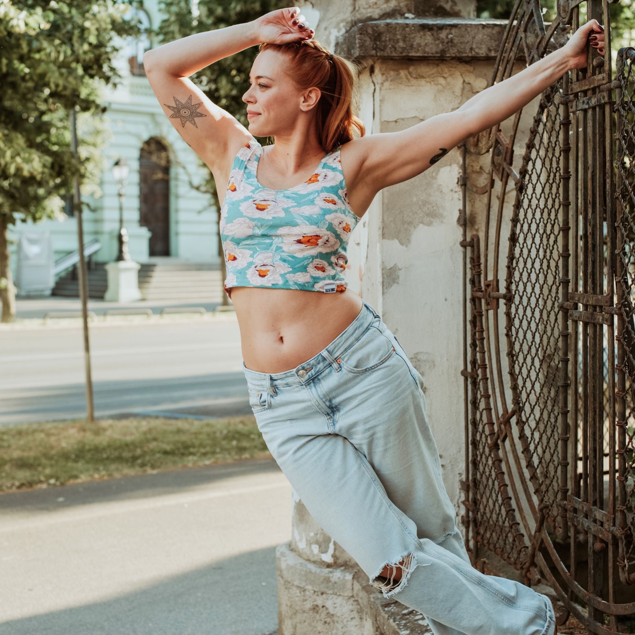 Tizz & Tonic sale rack featuring discounted sustainable fashion items, including eco-friendly bras, panties and socks.