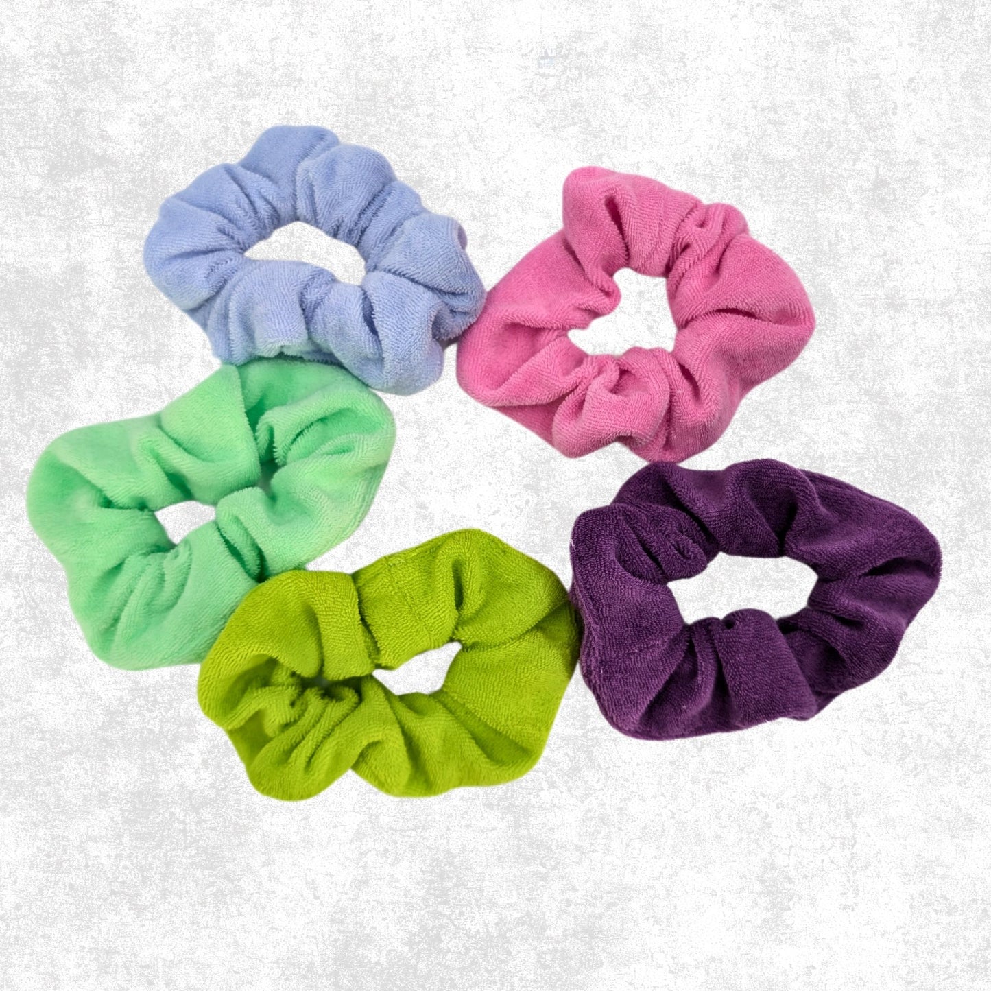 Velour Scrunchie 5-Peice Gift Box