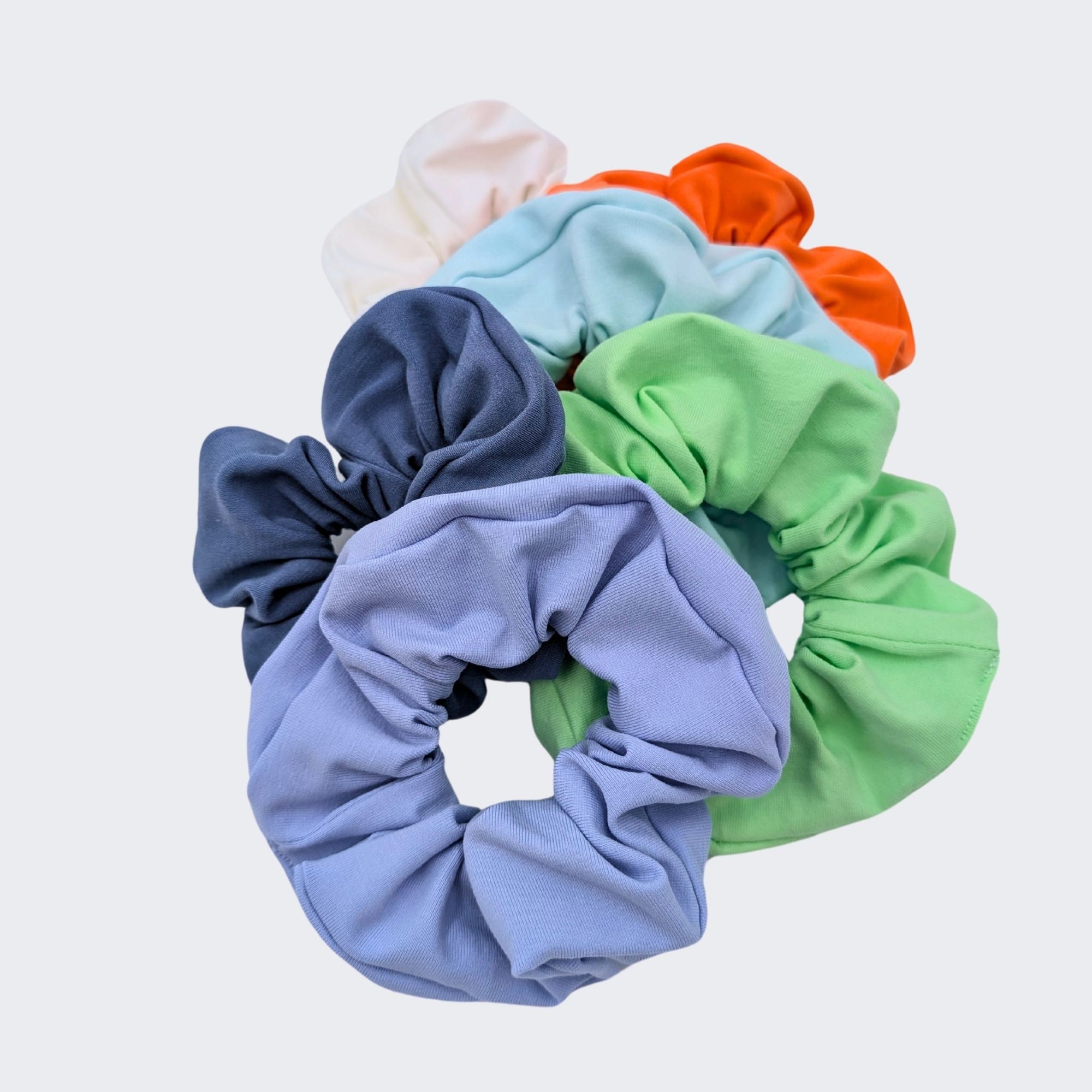 Uni-Farbe-Baumwoll-Scrunchies