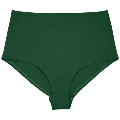  Soft, Sustainable, and Stylish: Amazonia Green High-Waist Underwear 