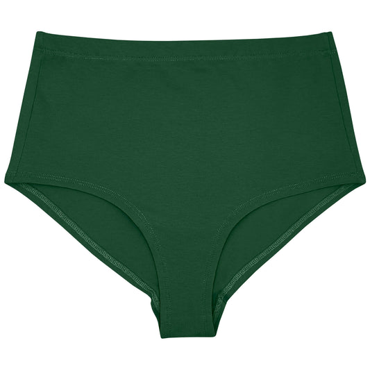  Soft, Sustainable, and Stylish: Amazonia Green High-Waist Underwear 