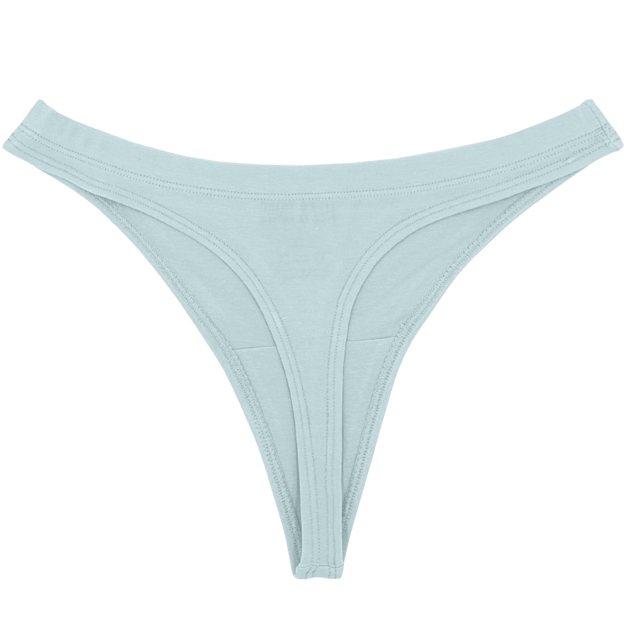 Baby Blue Supima Cotton Tanga Panty
