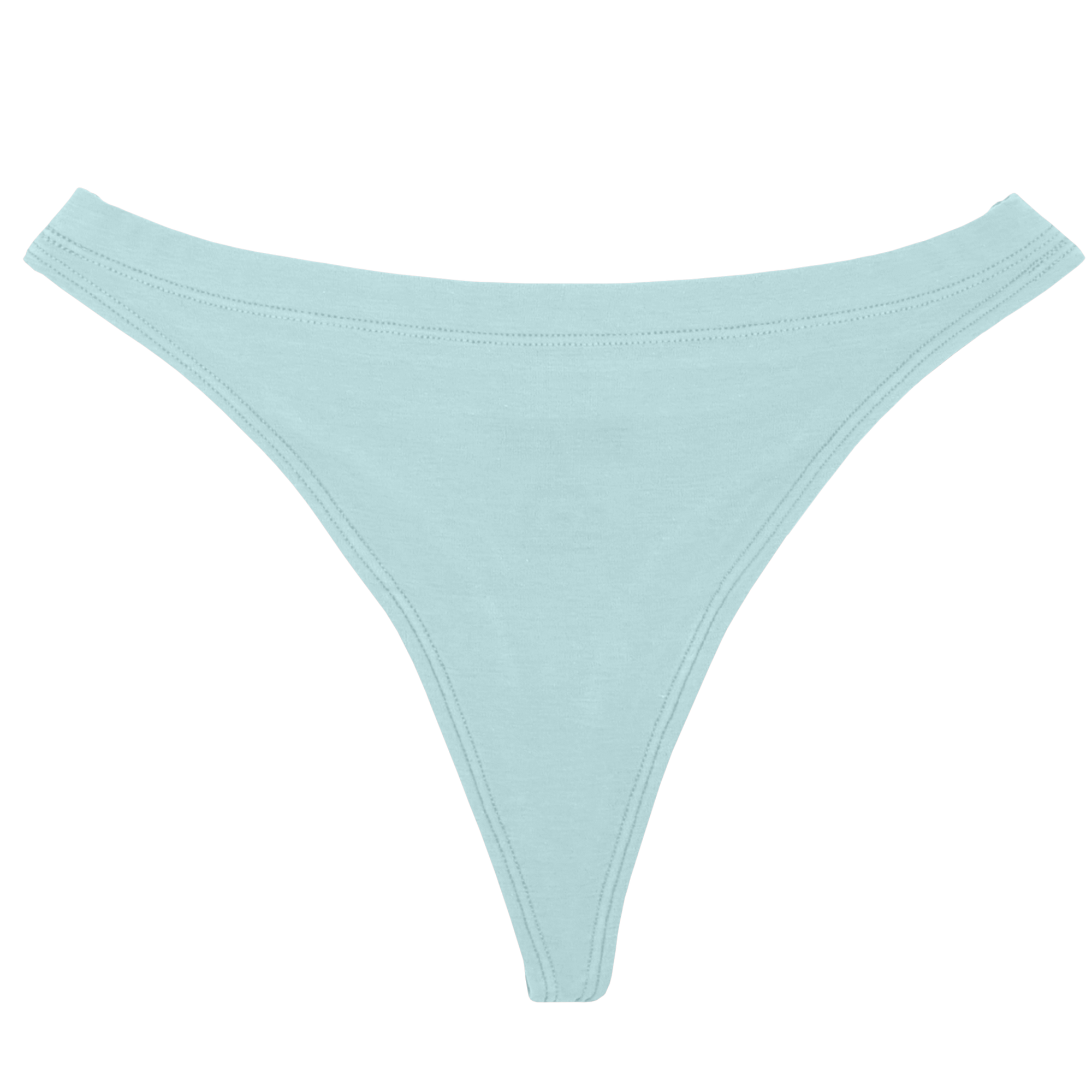 Baby Blue Supima Cotton Tanga Panty