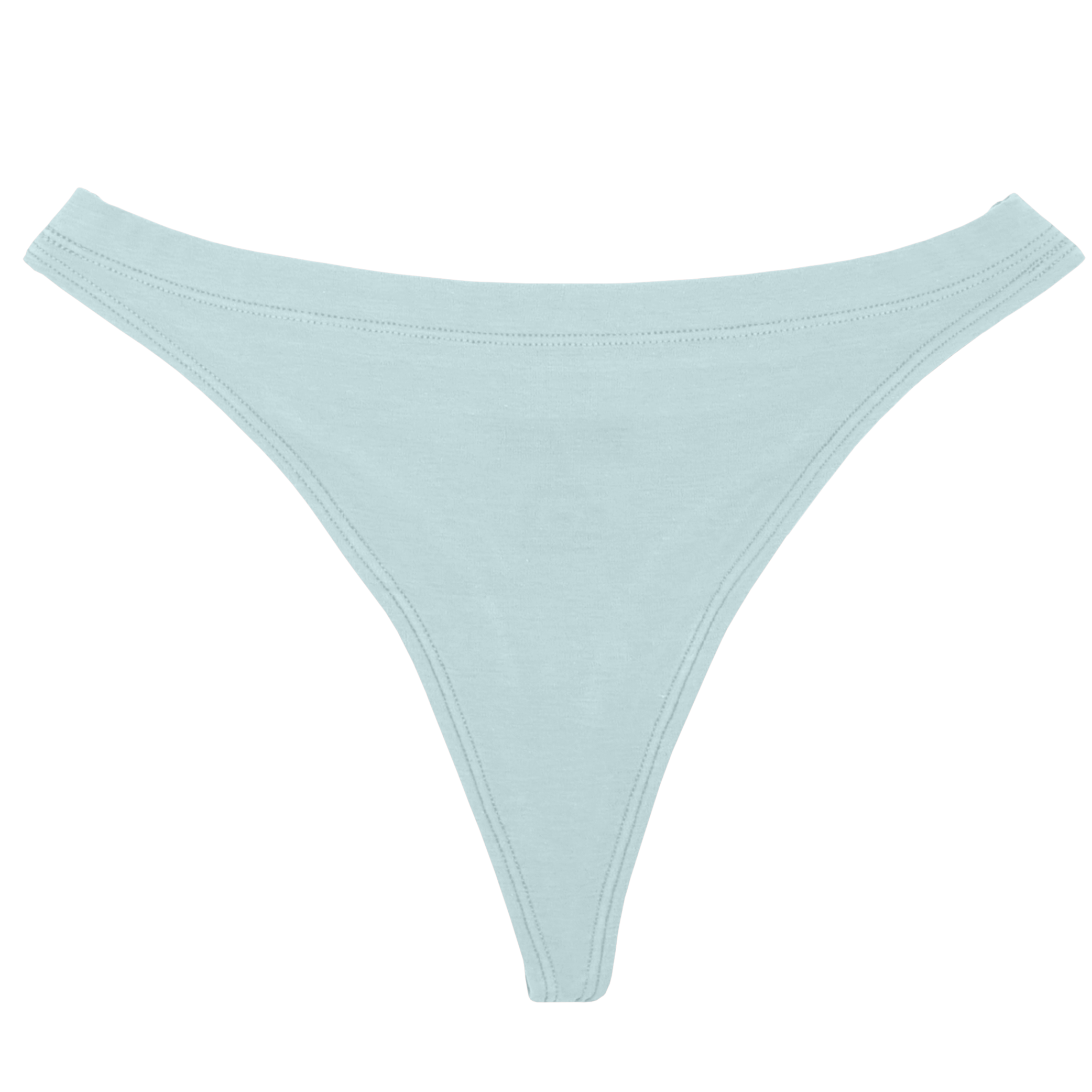 Baby Blue Supima Cotton Tanga Panty