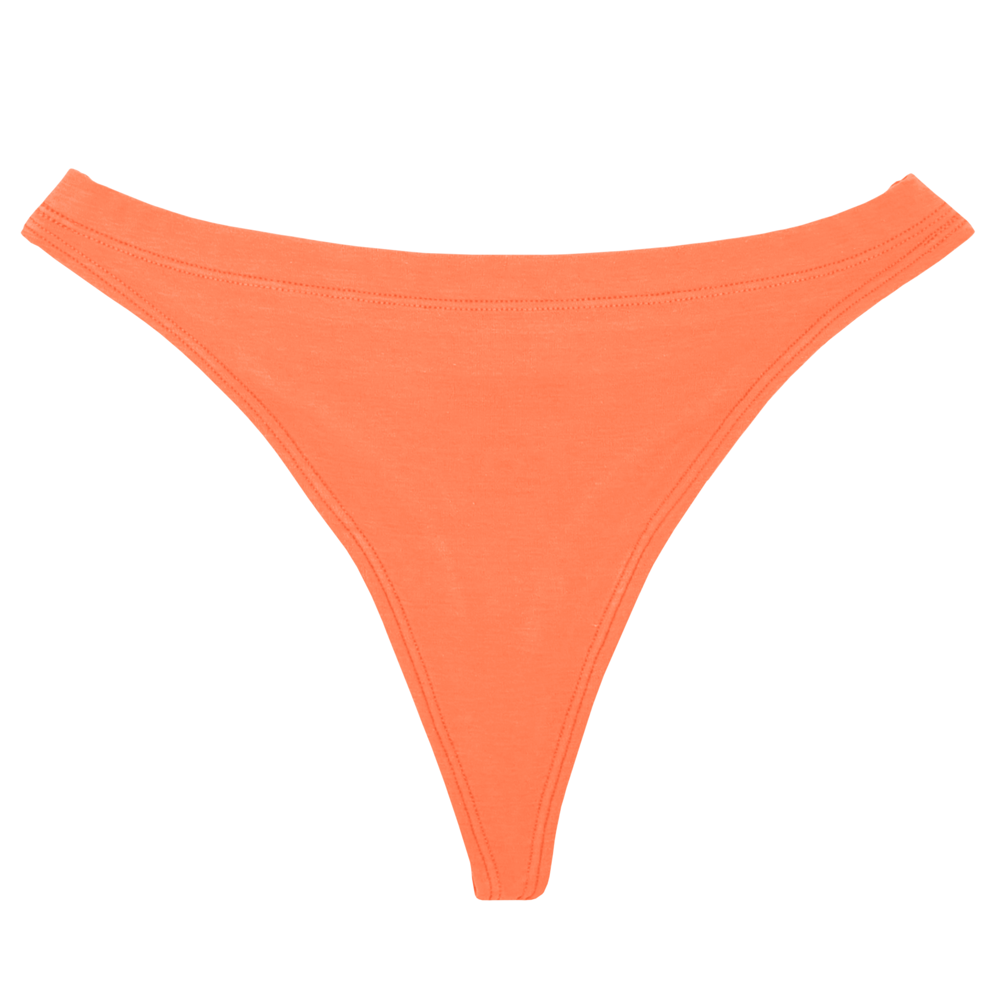 Aprikose Tanga Slip aus Micromodal
