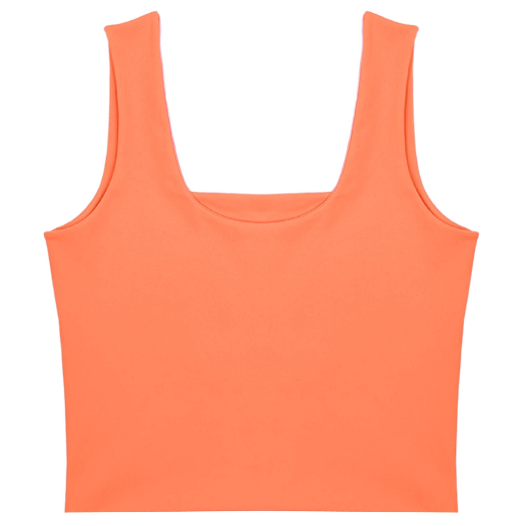 Aprikose Flip Tank-Top aus Micromodal