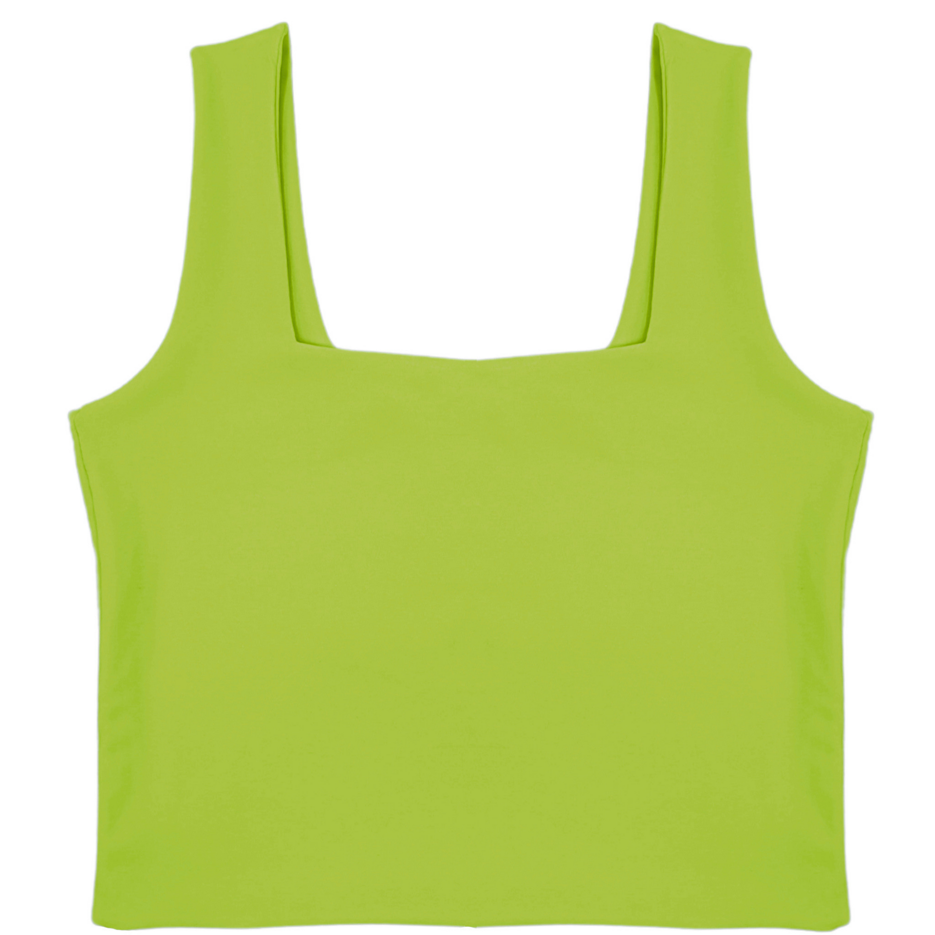 Electric Pistachio Flip Tank Top aus Supima Baumwolle
