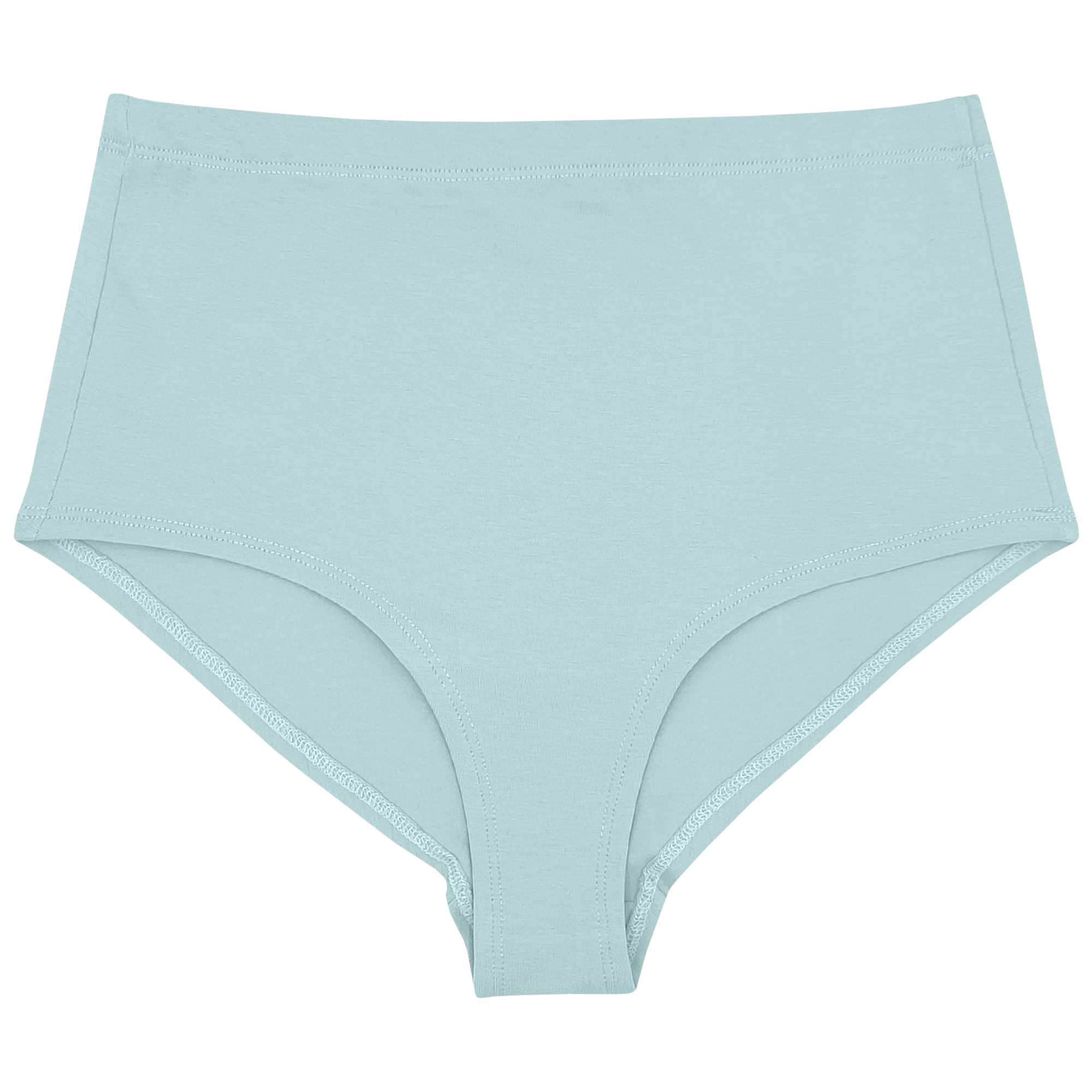 Baby Blue Supima Hi-Waist Panty