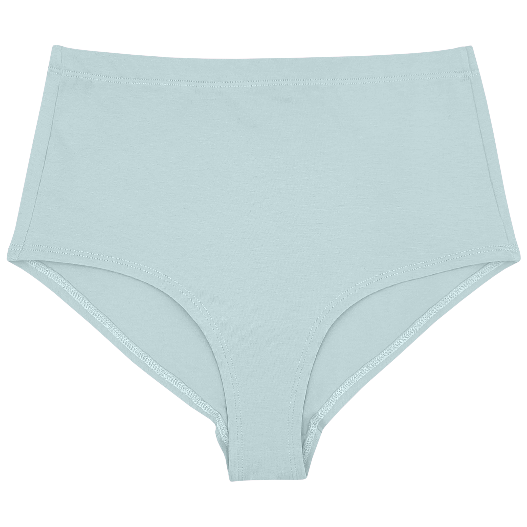 Baby Blue Supima Hi-Waist Panty