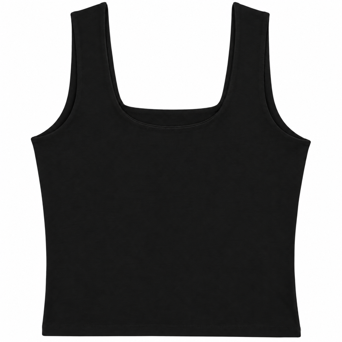 Black Frankie Tank Top (Organic Cotton)