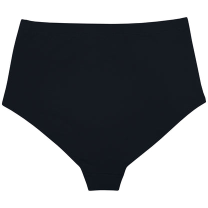 Black Supima Cotton Hi-Waist Panty