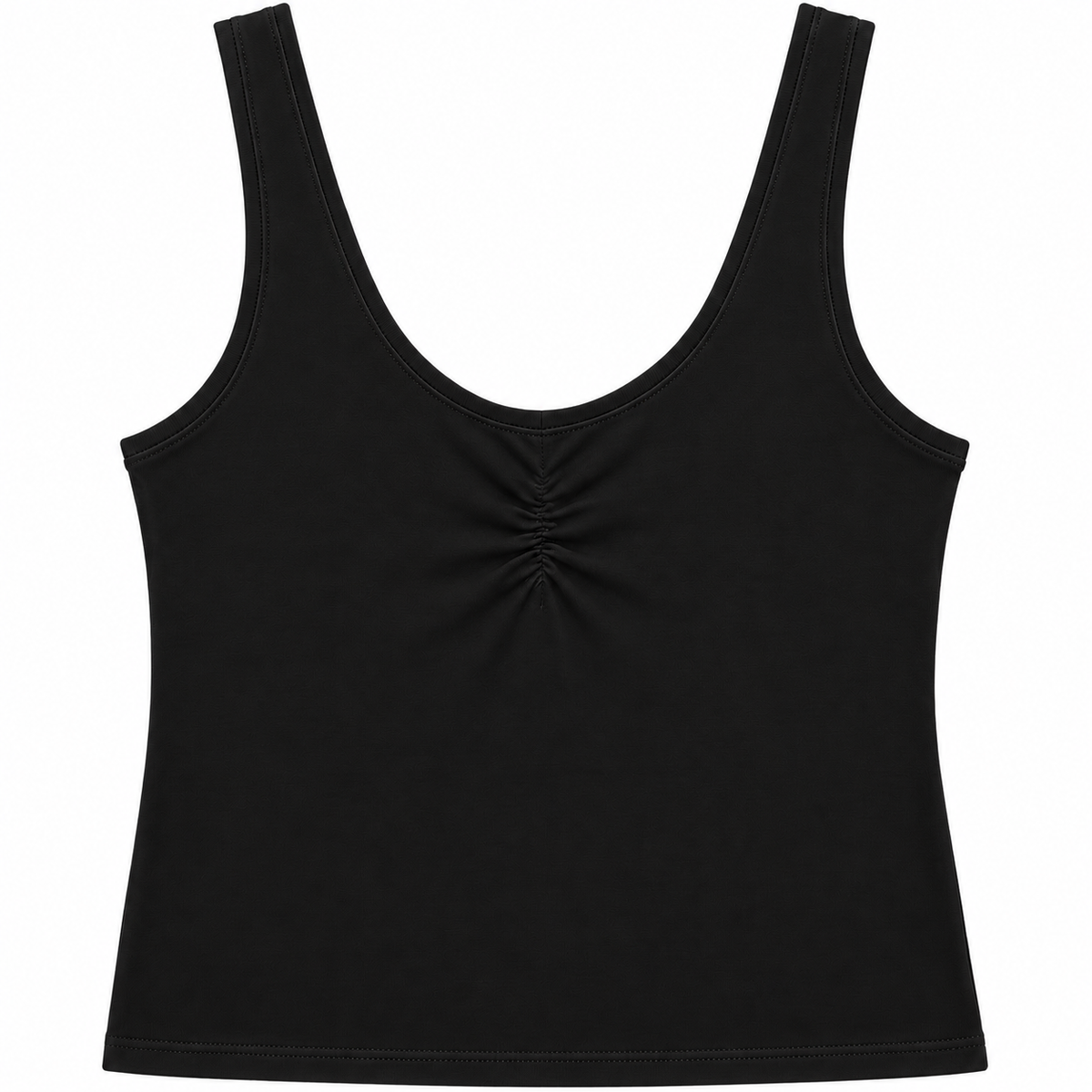 Black Lola Tank Top (Organic Cotton)
