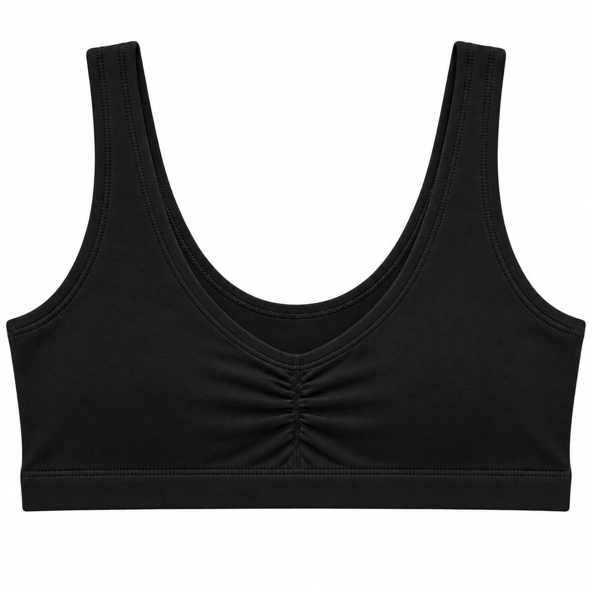 Schwarz Soft-BH aus Bio-Baumwolle