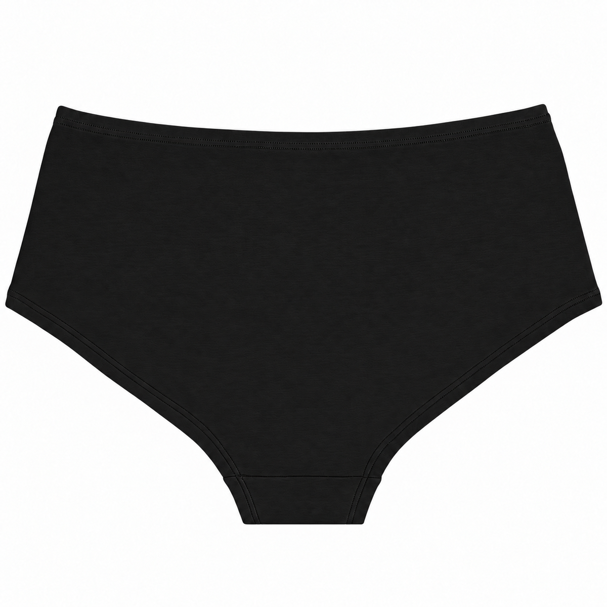 Schwarz Hipster Slip aus Bio-Baumwolle