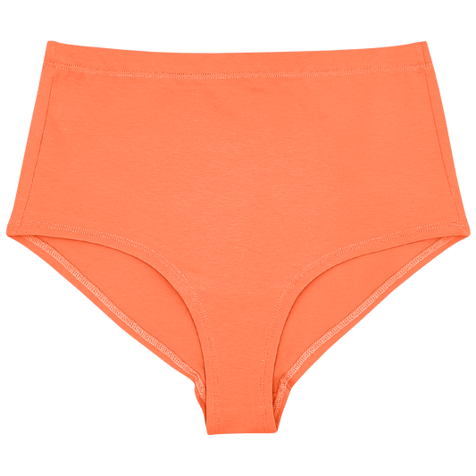 Apricot Supima Cotton Hi-Waist Panty