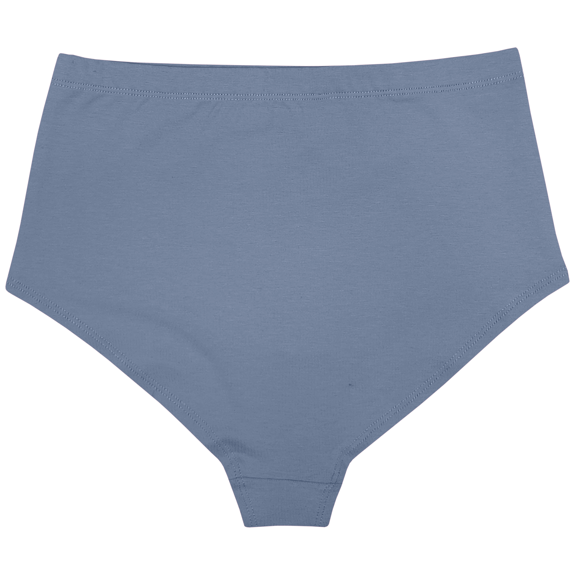 Foxy-Grau-Supima-Baumwoll-High-Waist-Höschen