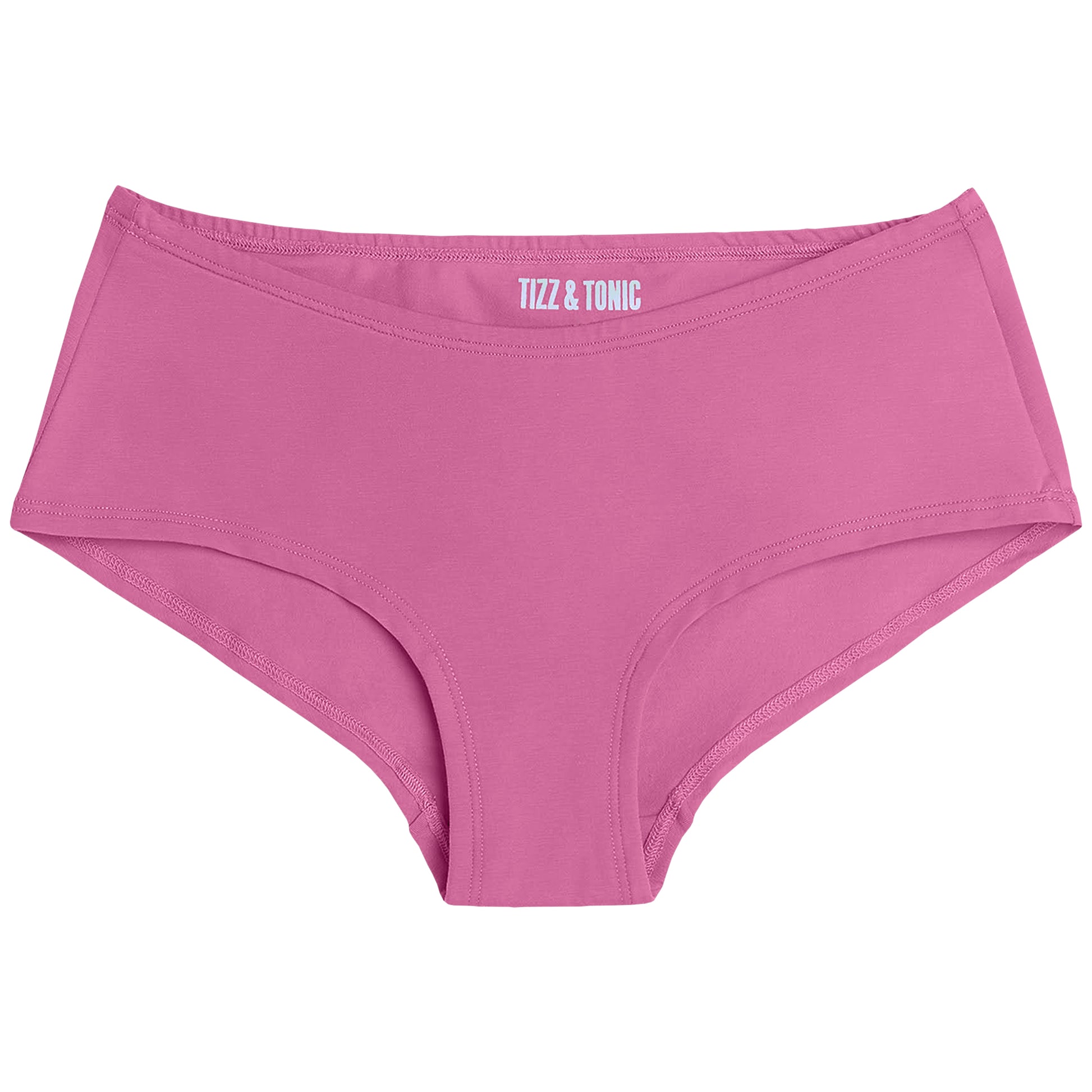 panty TIZZ & TONIC - Bubblegum Pink Organic Cotton Hipster Panty