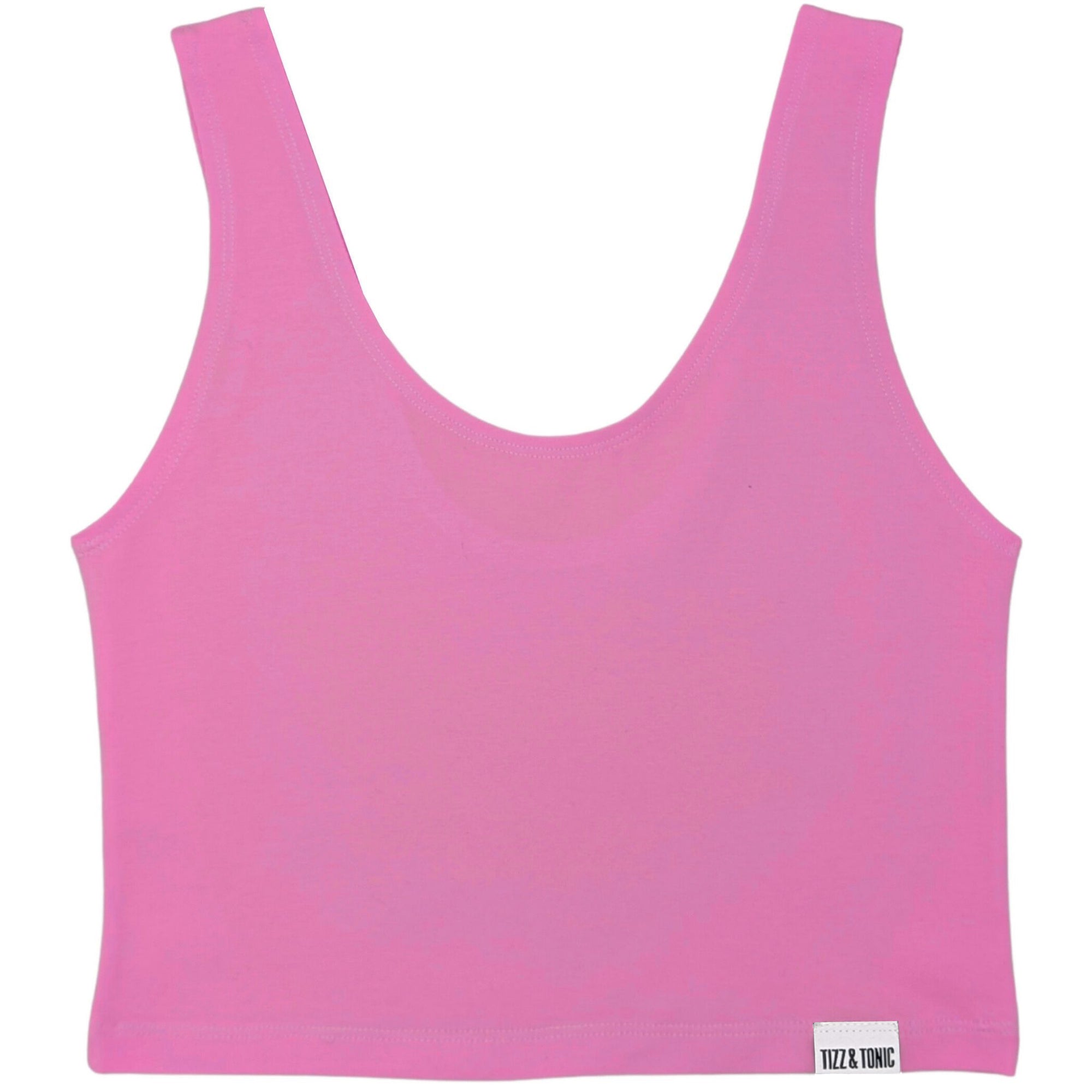 Bubblegum-Bio-Baumwoll-Cropped-Tank-Top