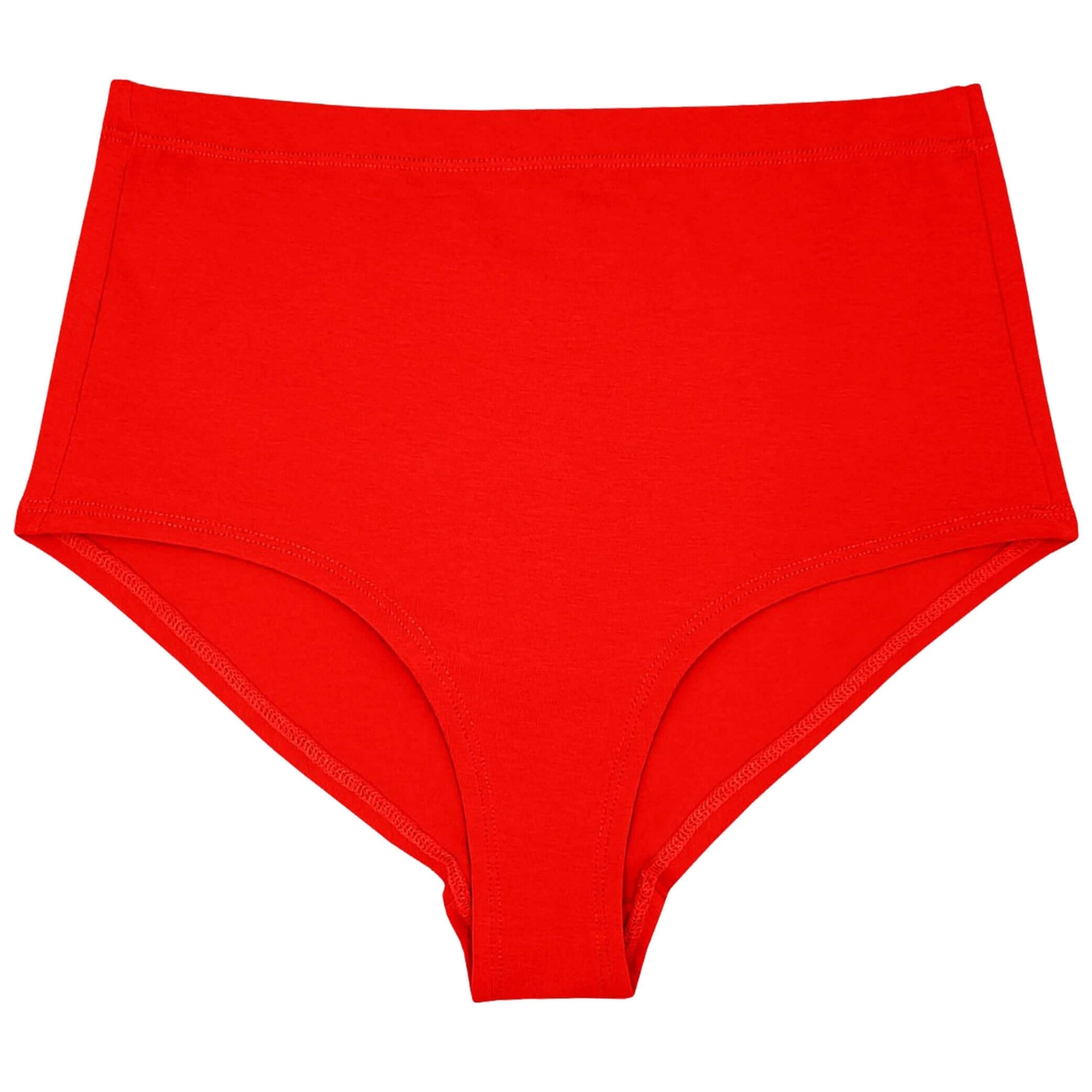 Chili Pepper Organic Cotton High Waist Panty