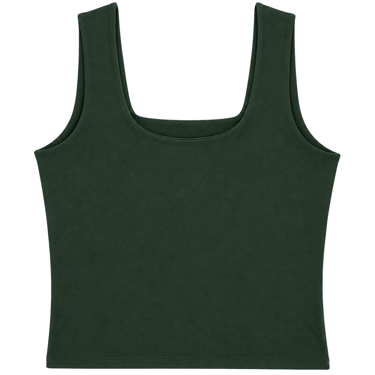 Forest Green Frankie Tank Top (Organic Cotton)