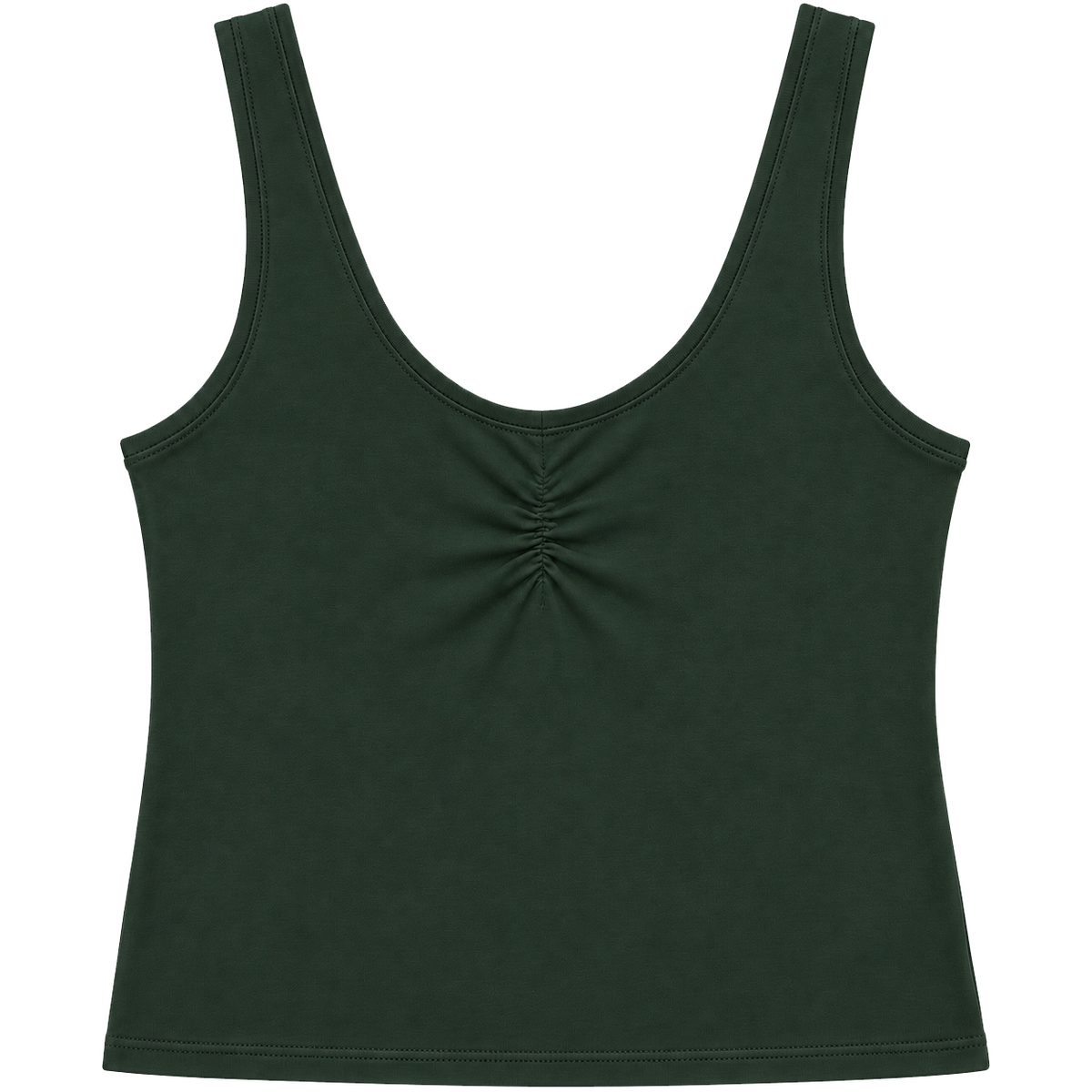 Waldgrün Lola Tank Top (Bio-Baumwolle)