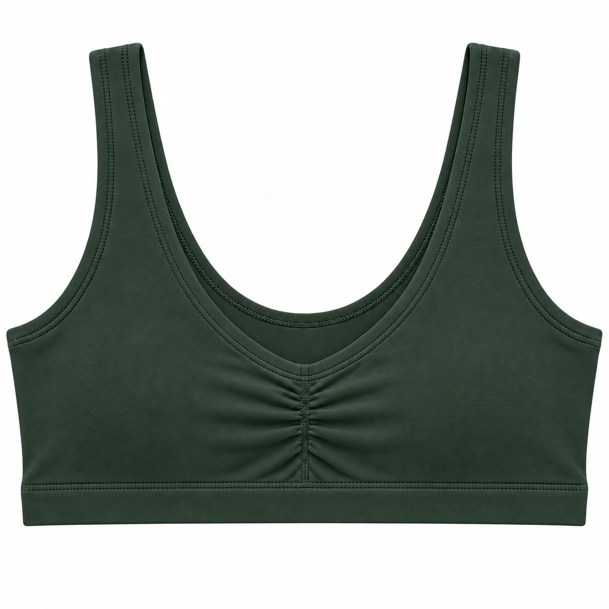 Waldgrün Lola Soft-BH (Bio-Baumwolle)