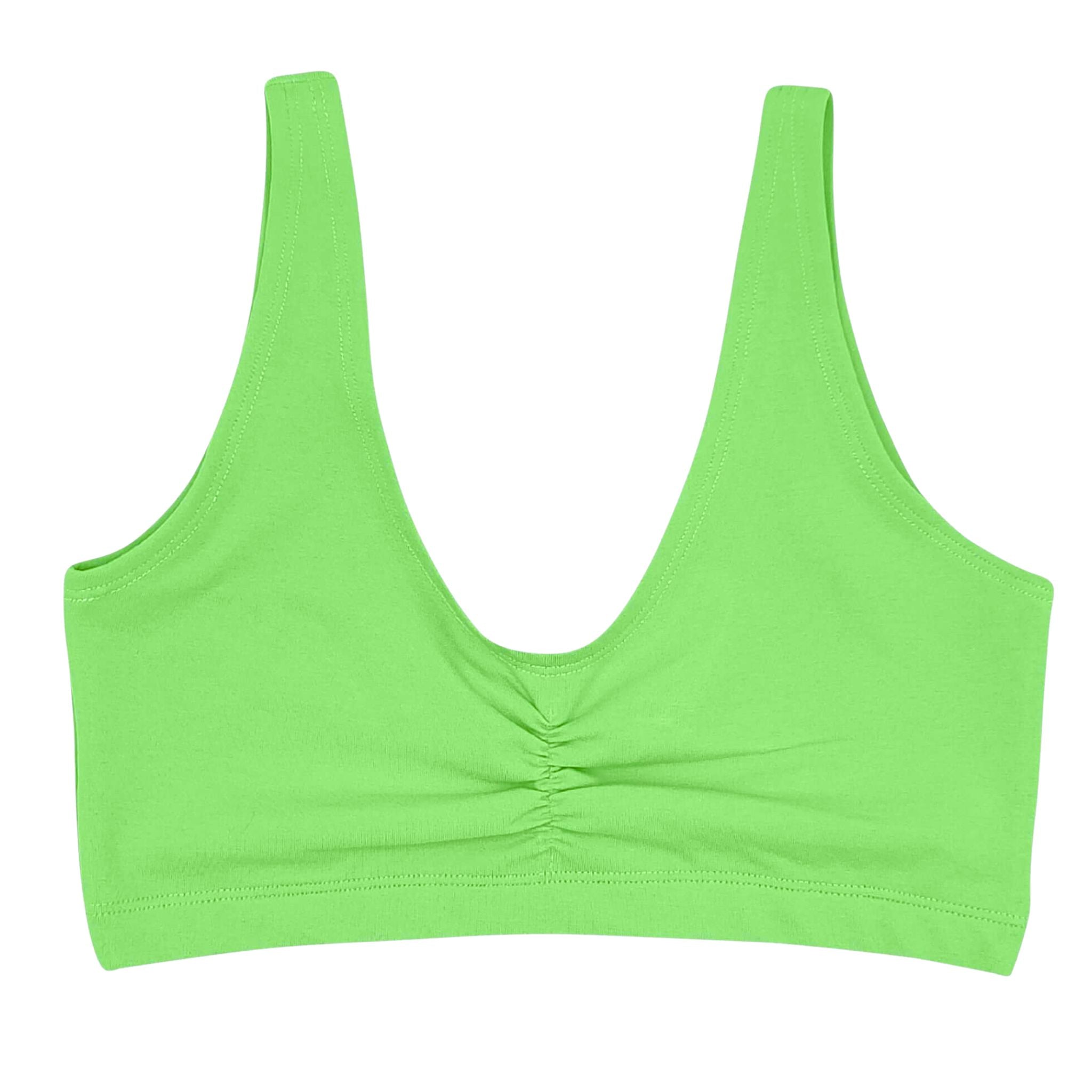 Electric Pistachio Soft-BH aus Bio-Baumwolle