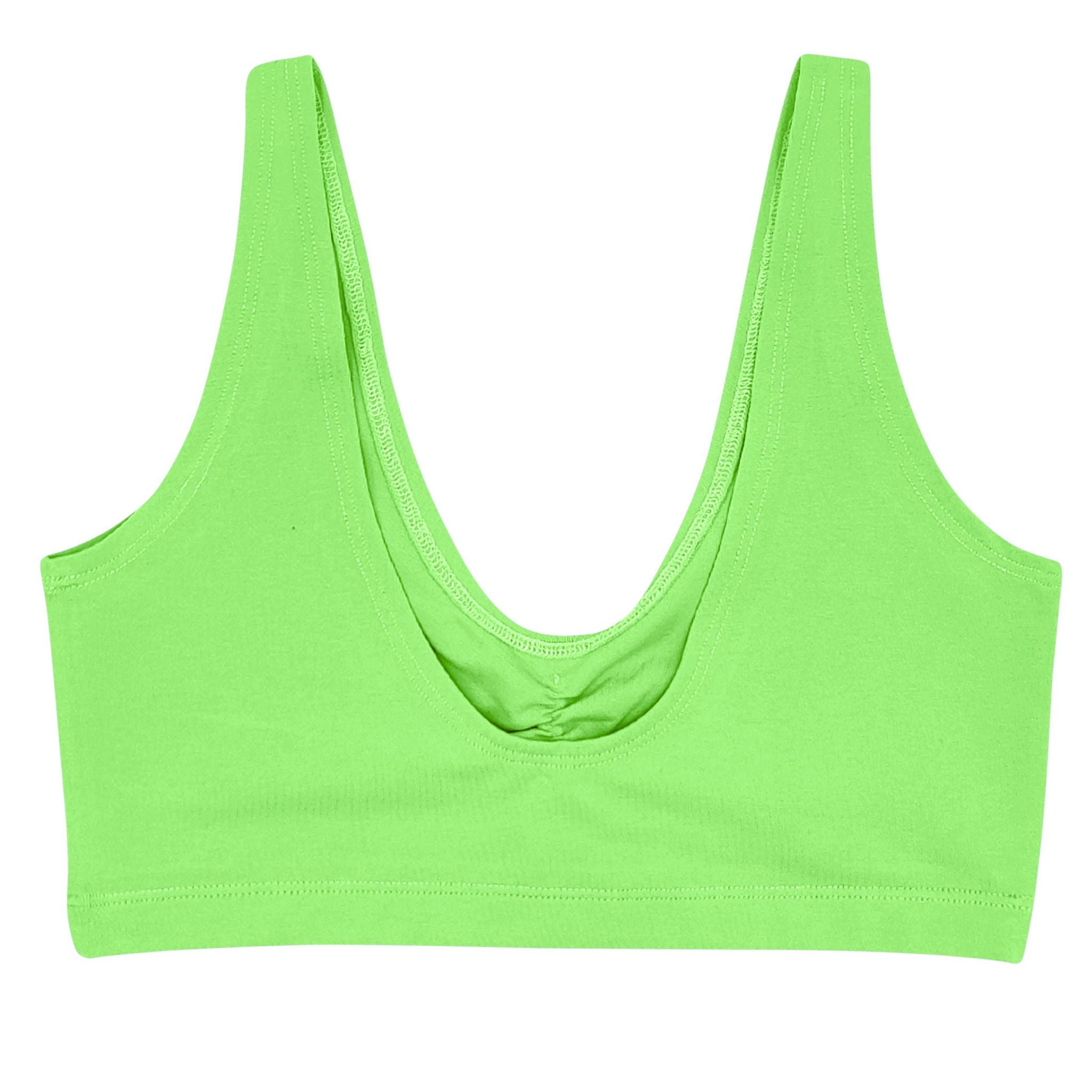 Electric Pistachio Soft-BH aus Bio-Baumwolle