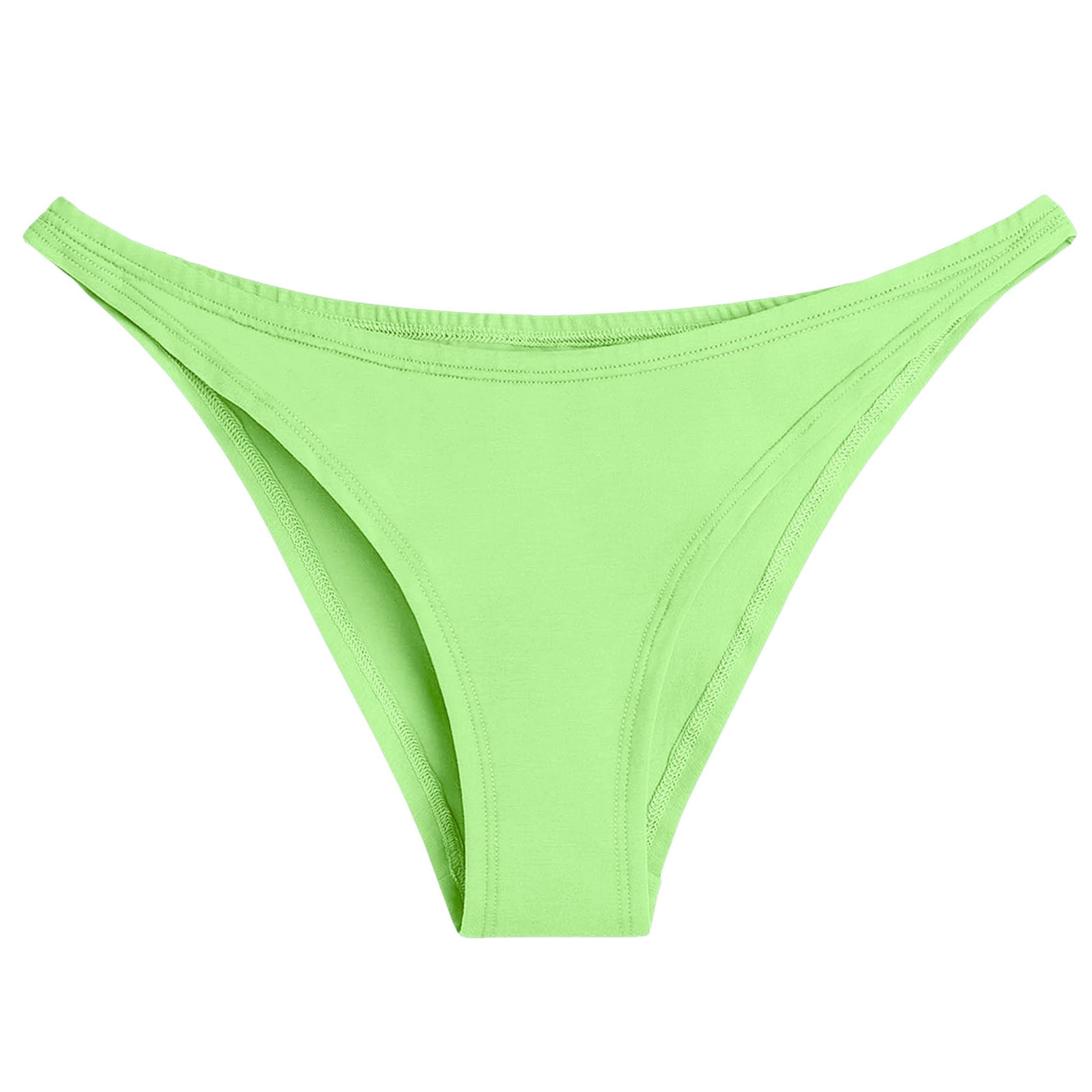 Electric Pistachio Organic Cotton Brazilian Panty