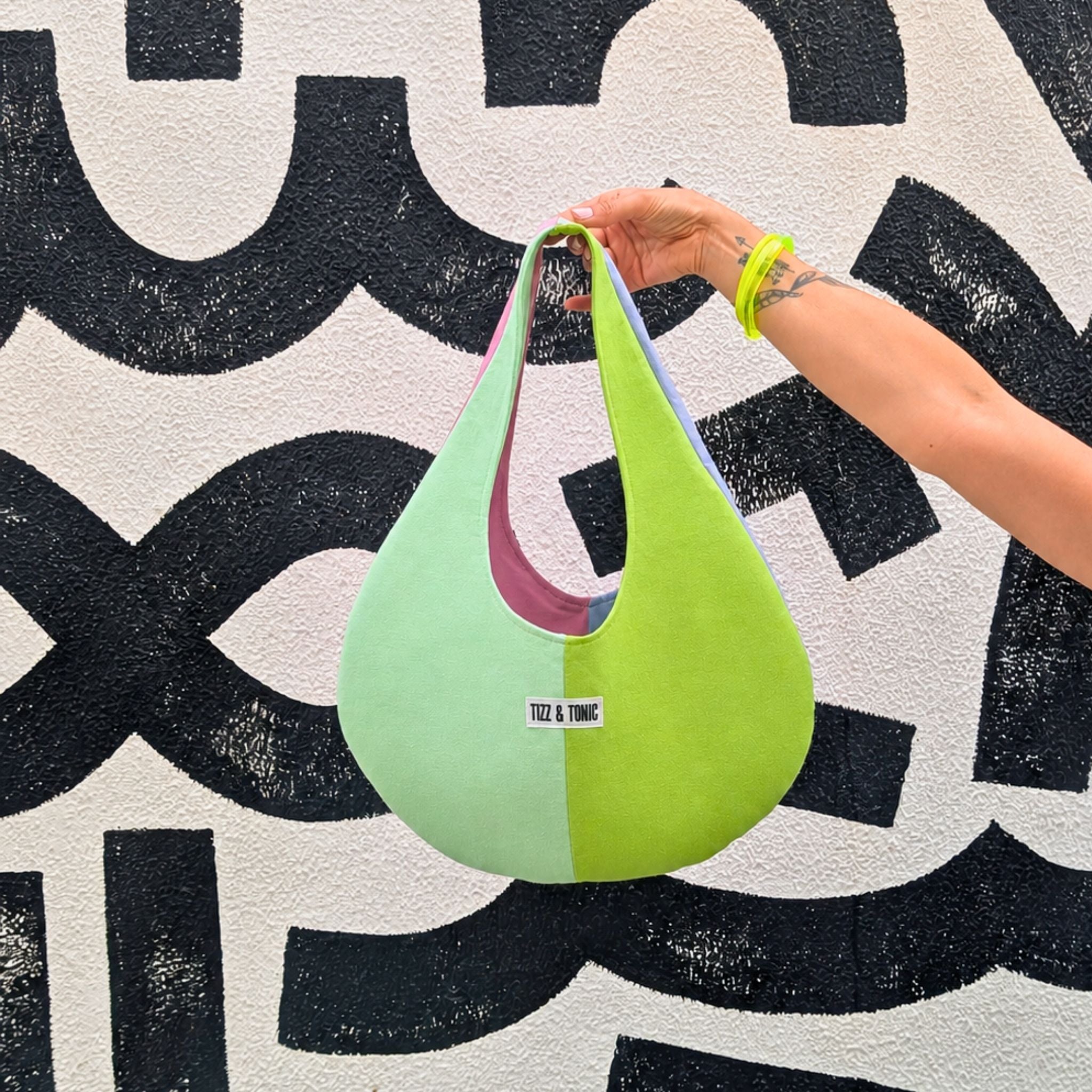 Electro Pop Roundie Bag
