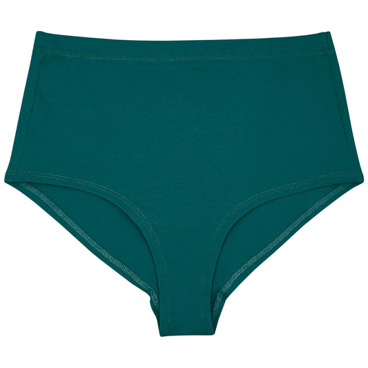 Everglade Hi-waist panty made from soft organic cotton, eco-friendly and comfortable fit.