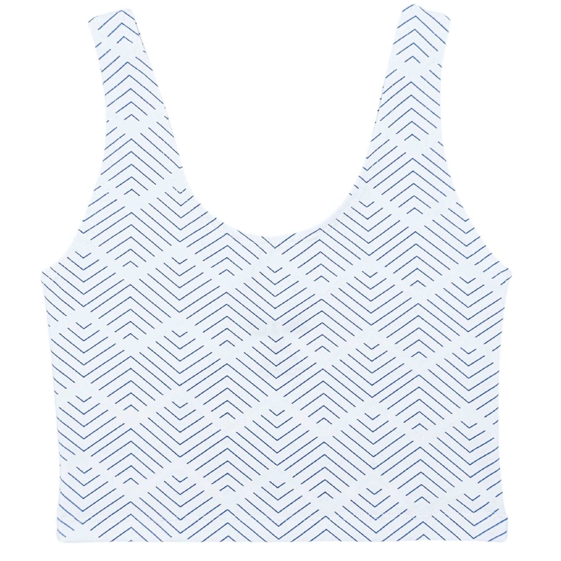  Santorini Cropped Tank Top