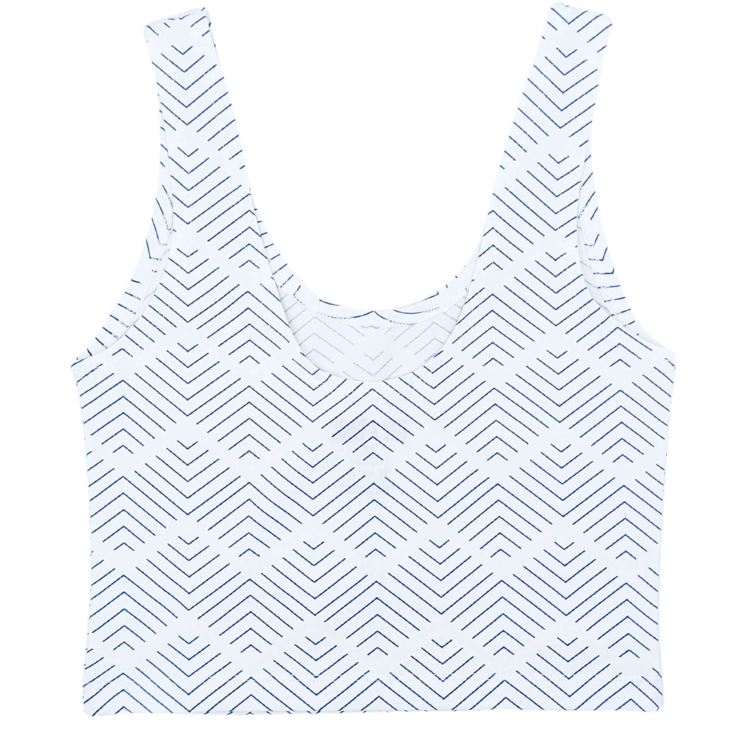 Santorini Cropped Tank Top