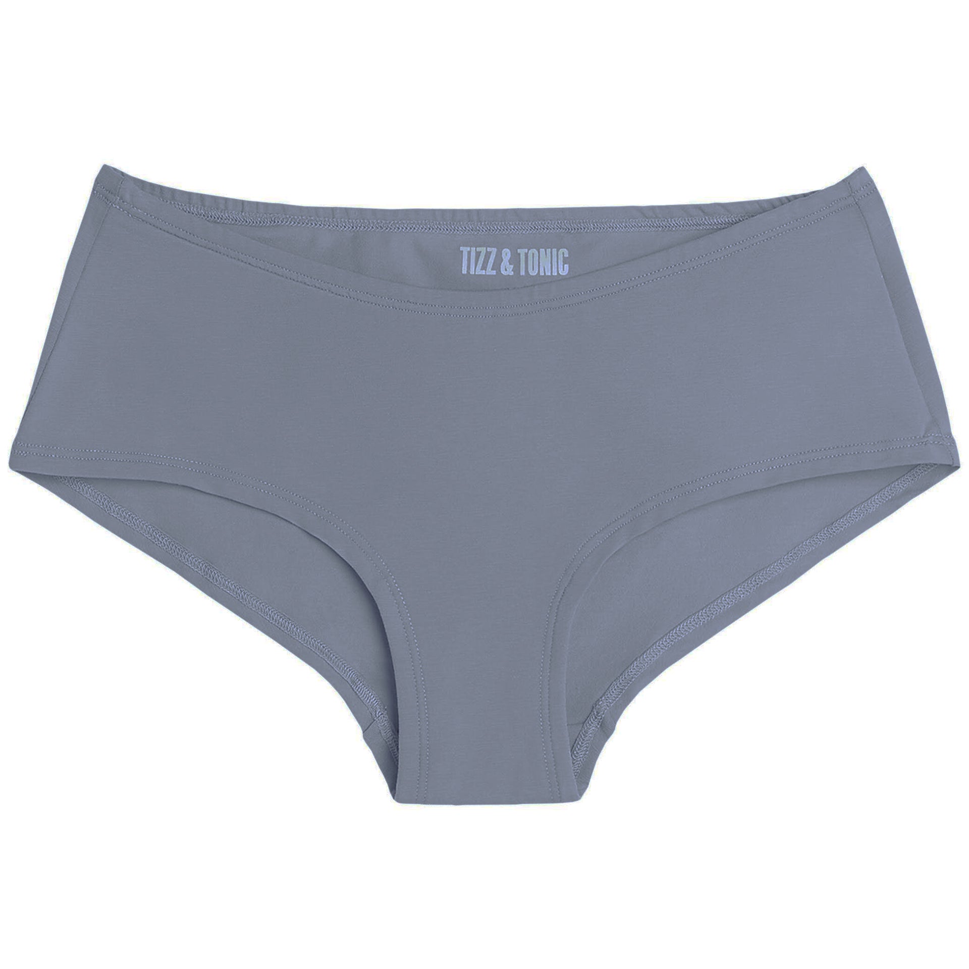 Foxy Grau Hipster Slip aus Bio Baumwolle