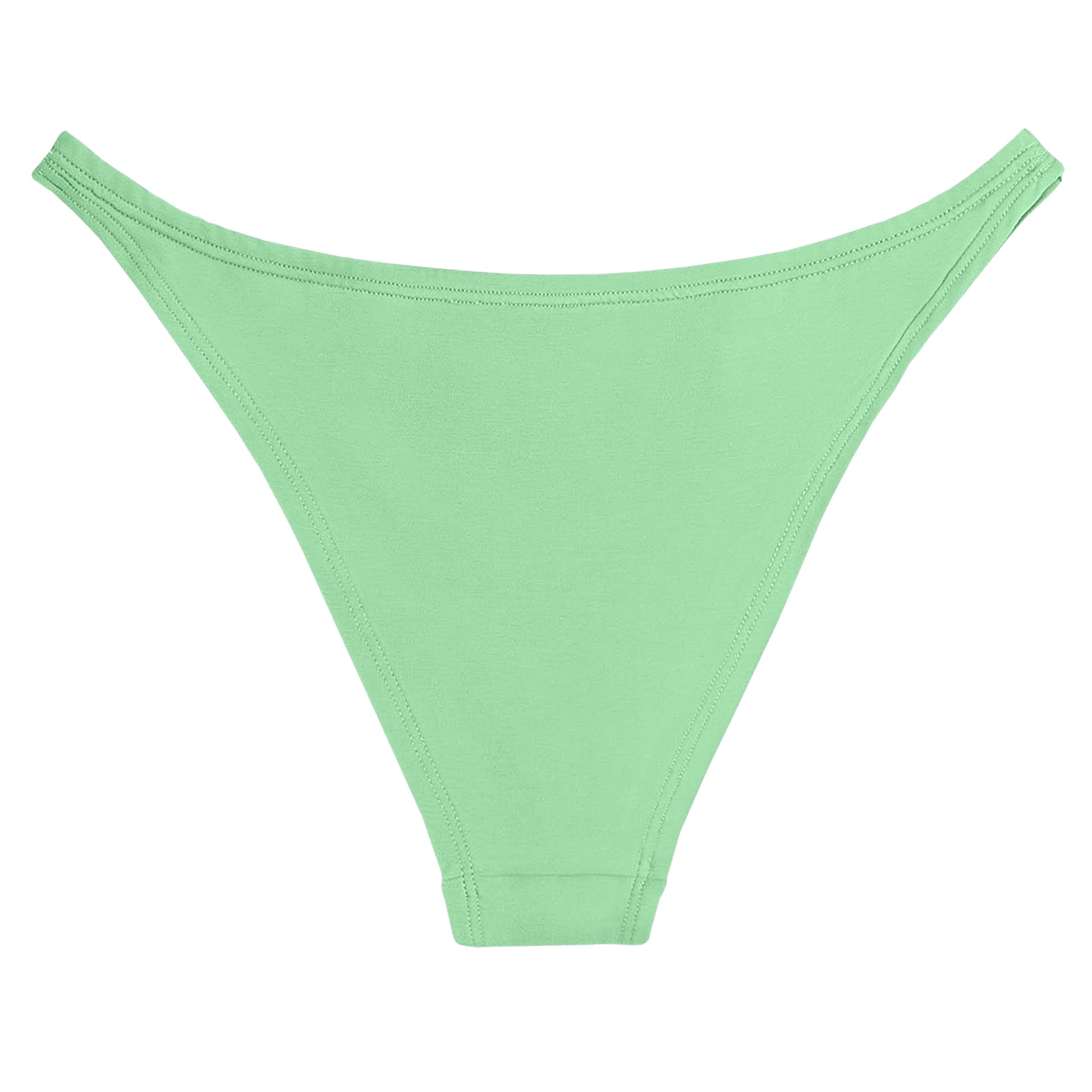 Honeydew Melon Organic Cotton Brazilian Panty Back