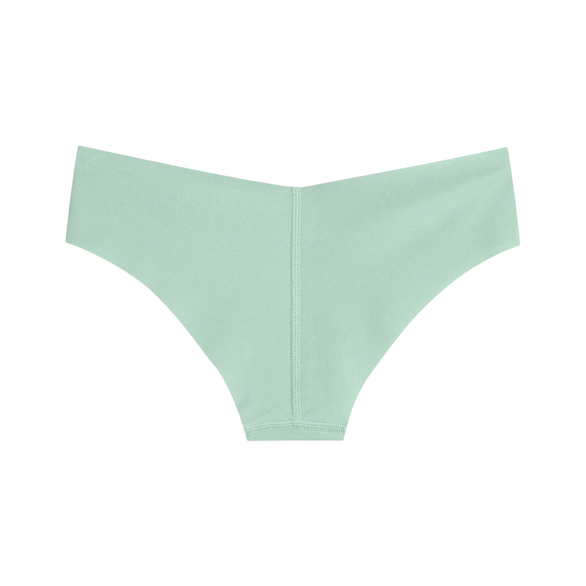 Jade Cream Second-Skin Bikini Panty back