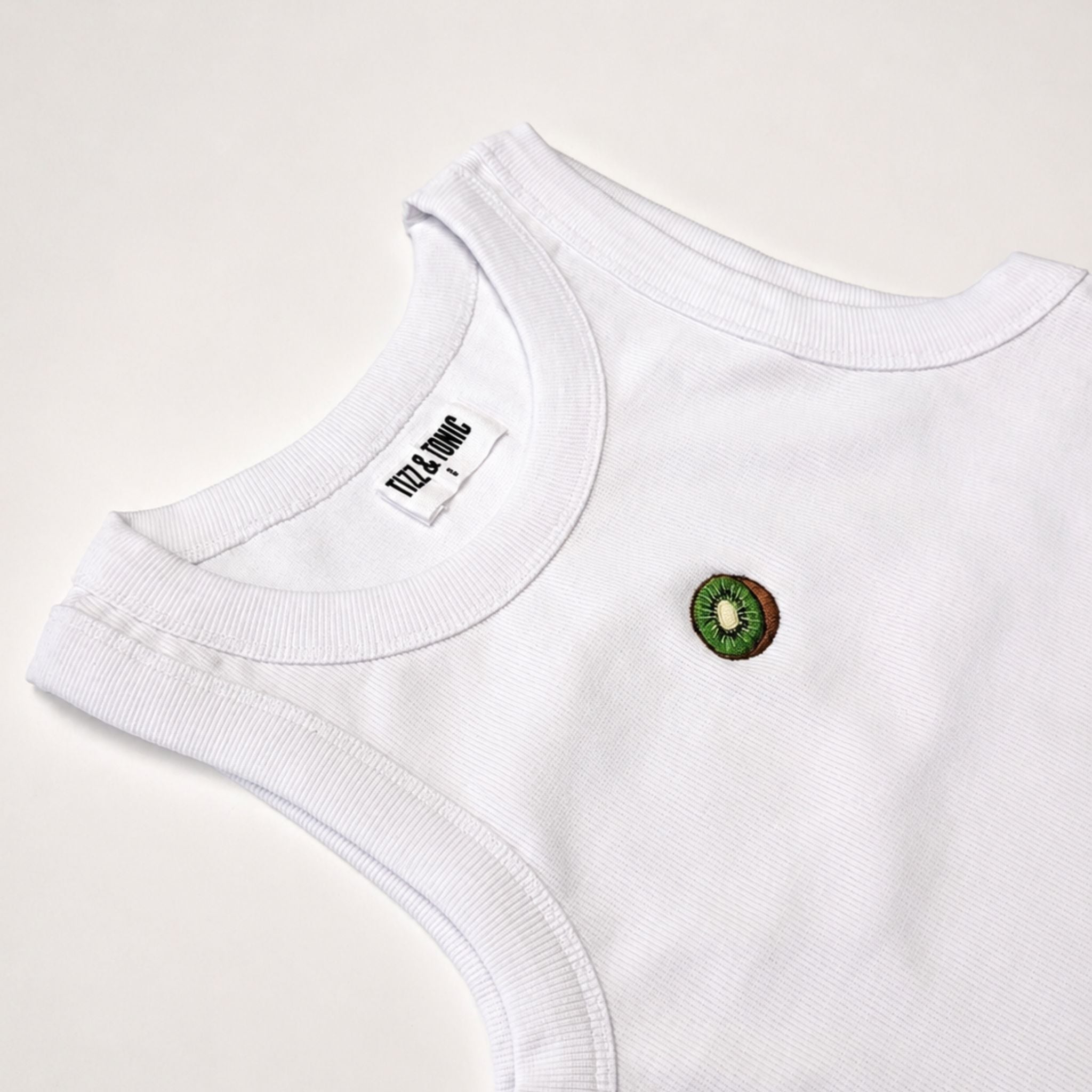 🥝Kiwi Jane Geripptes Bio-Baumwoll Tank Top