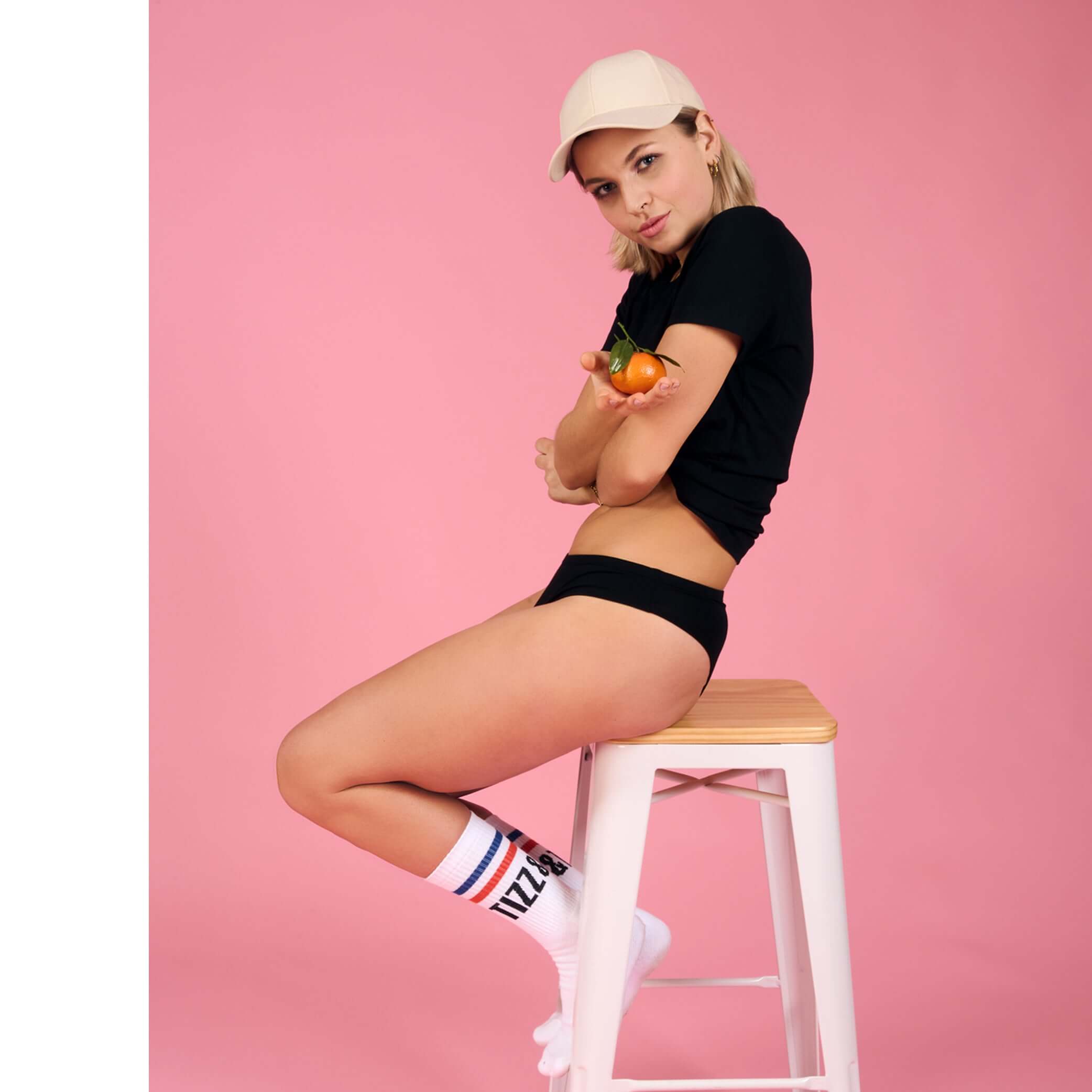 Made in Europe Jet Black Cheeky Panty for a comfortable, flattering fit