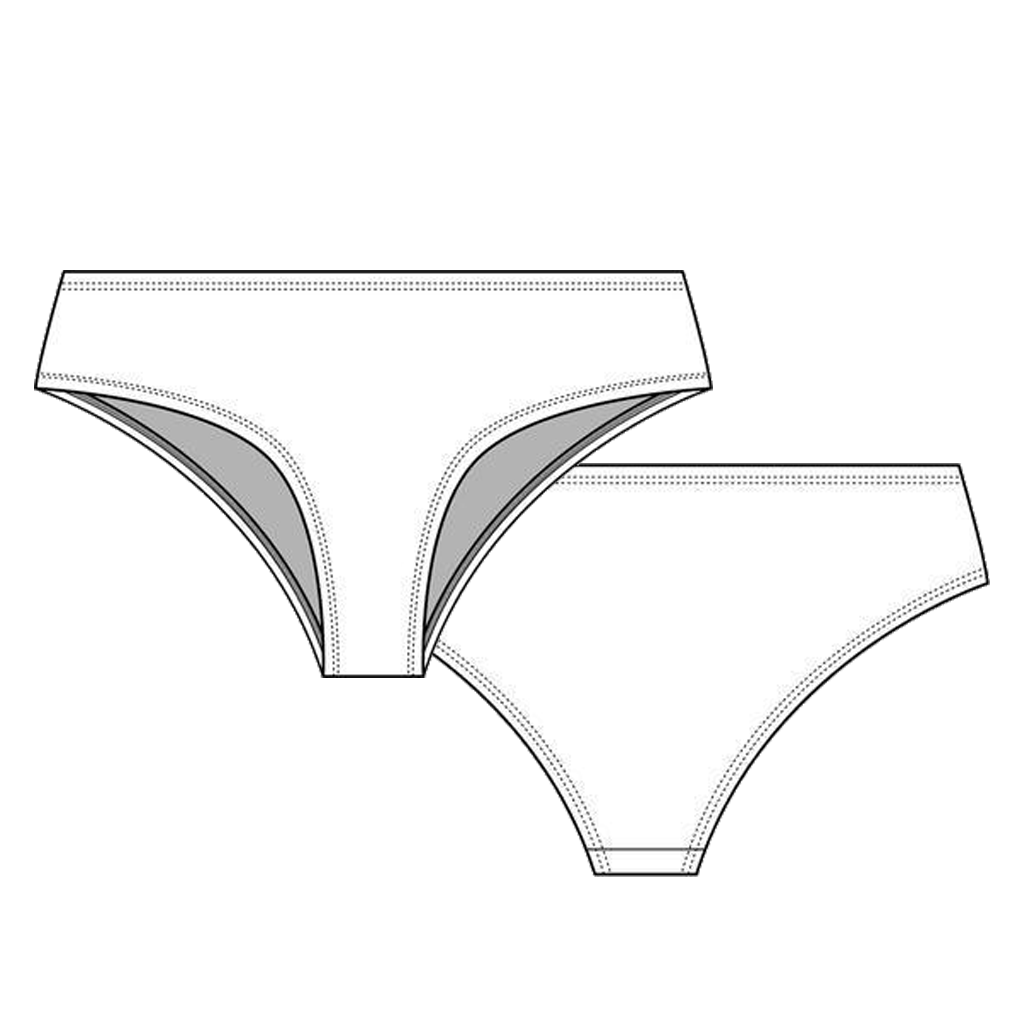 Cheeky Panty Cut TIZZ & TONIC Organic Cotton Basics with a Twist Made in Germany