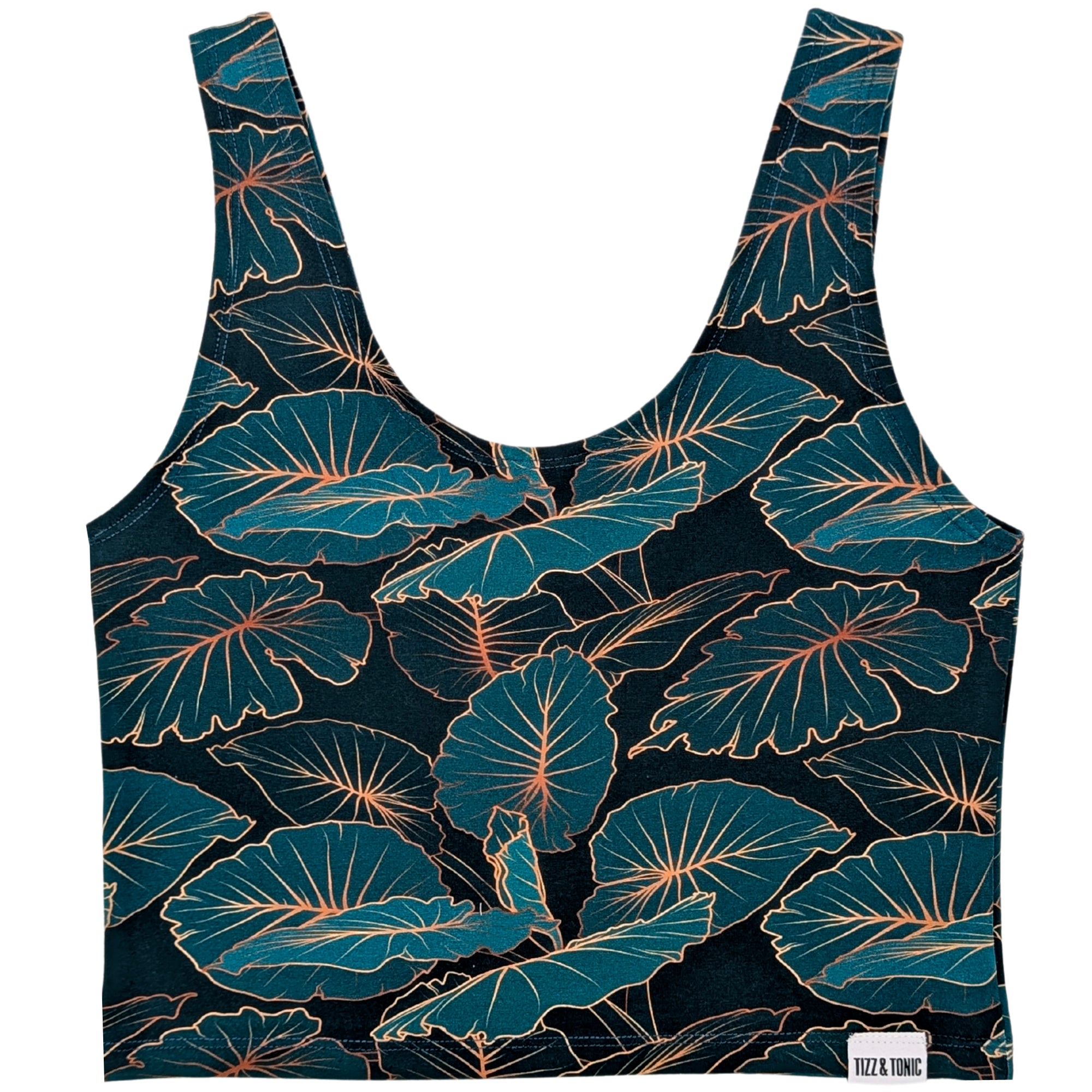 Jungle-Bio-Baumwoll-Cropped-Tank-Top