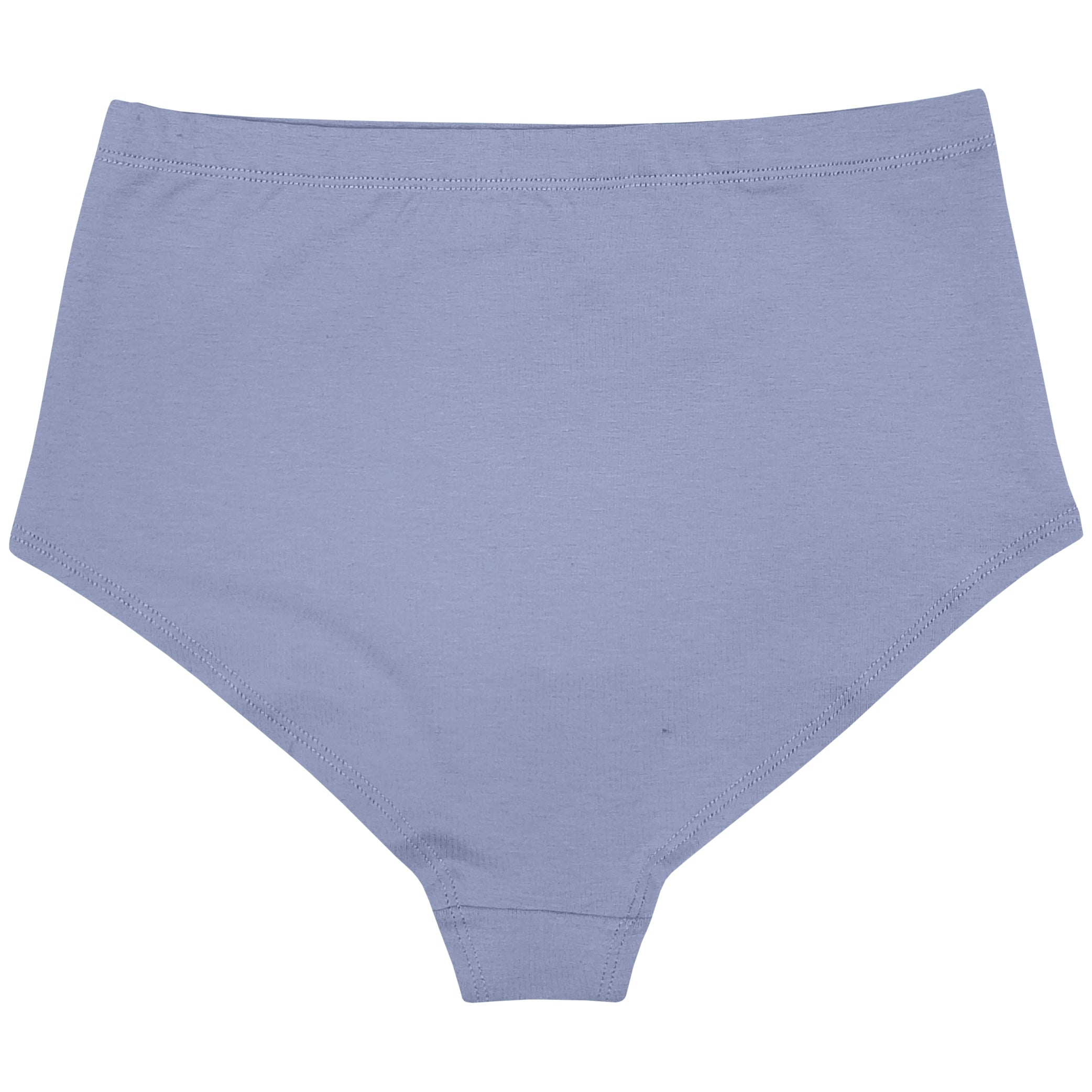 Lavender Hi-Waist Panty in soft organic cotton, eco-friendly and comfortable fit back