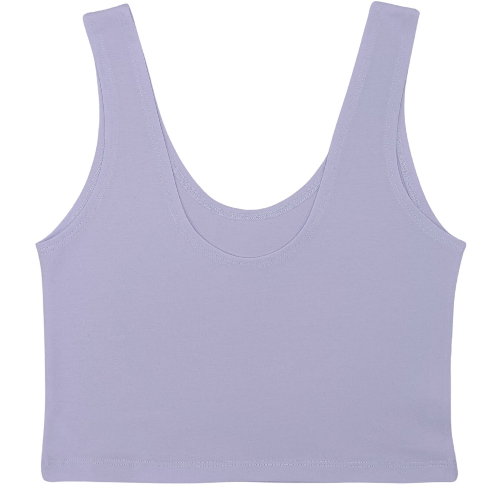 Lavendel-Bio-Baumwoll-Cropped-Tank-Top