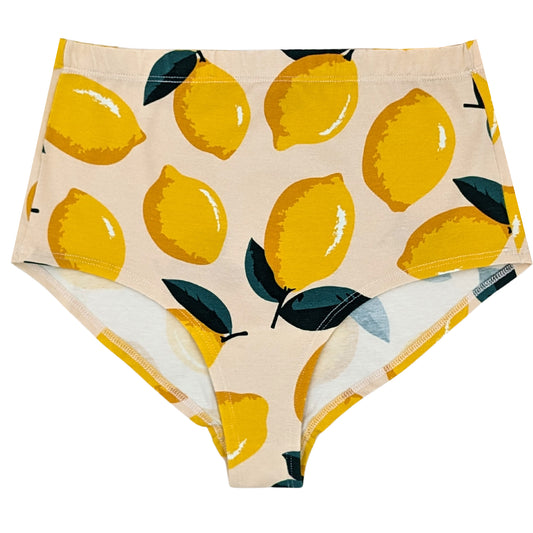 Lemon Cotton Hi-Waist Panty