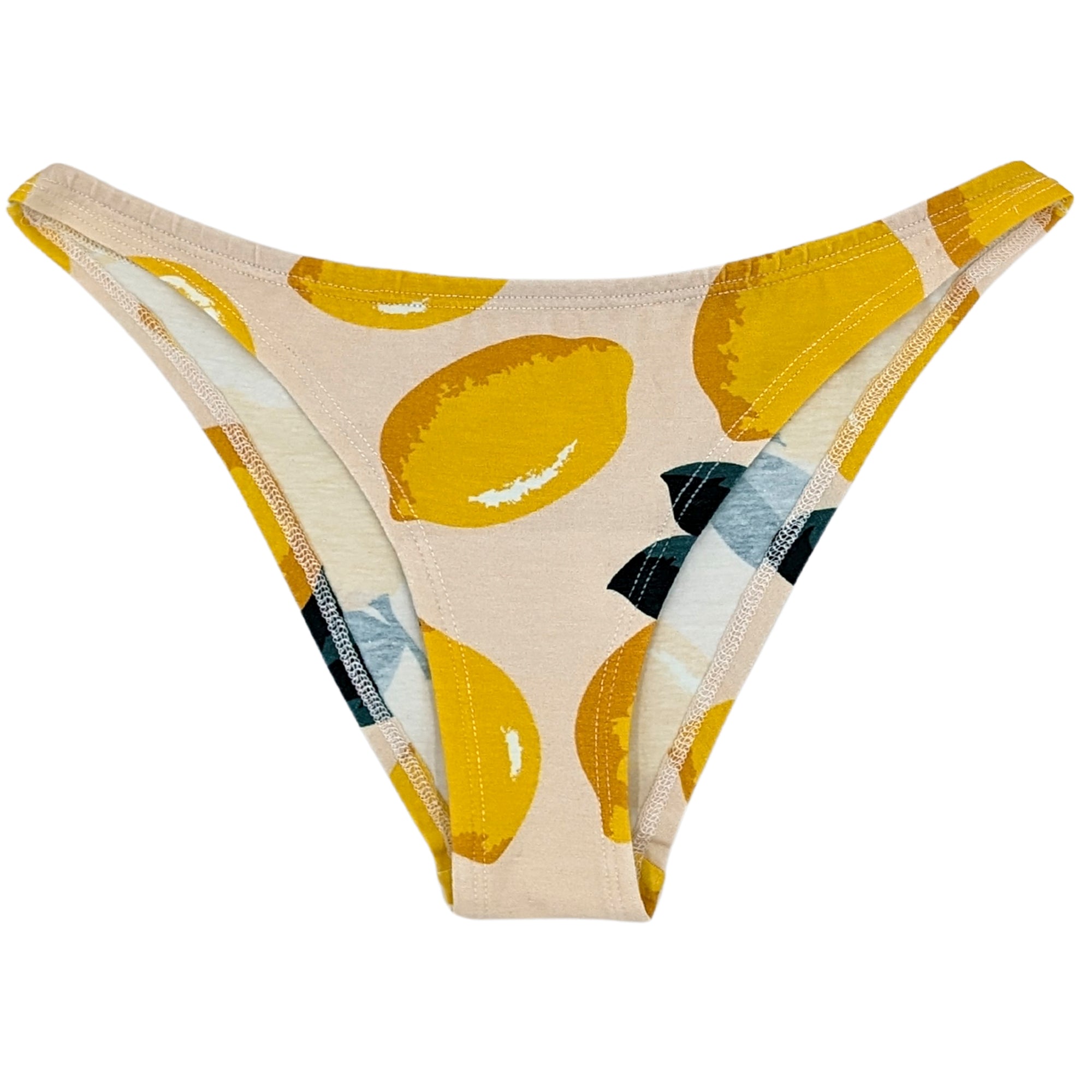 Lemon Organic Cotton Brazilian Panty