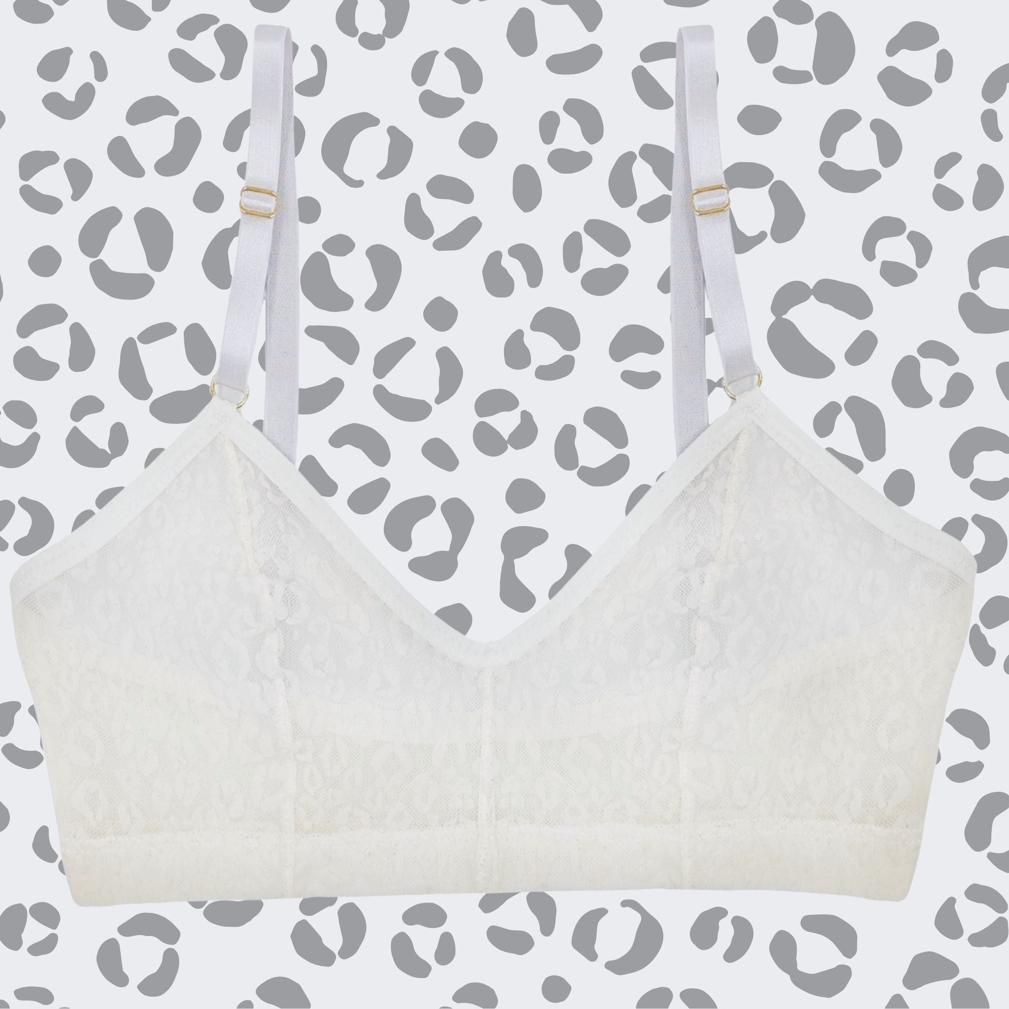 Leopard-Mesh-Soda-Bralette (Weiss)