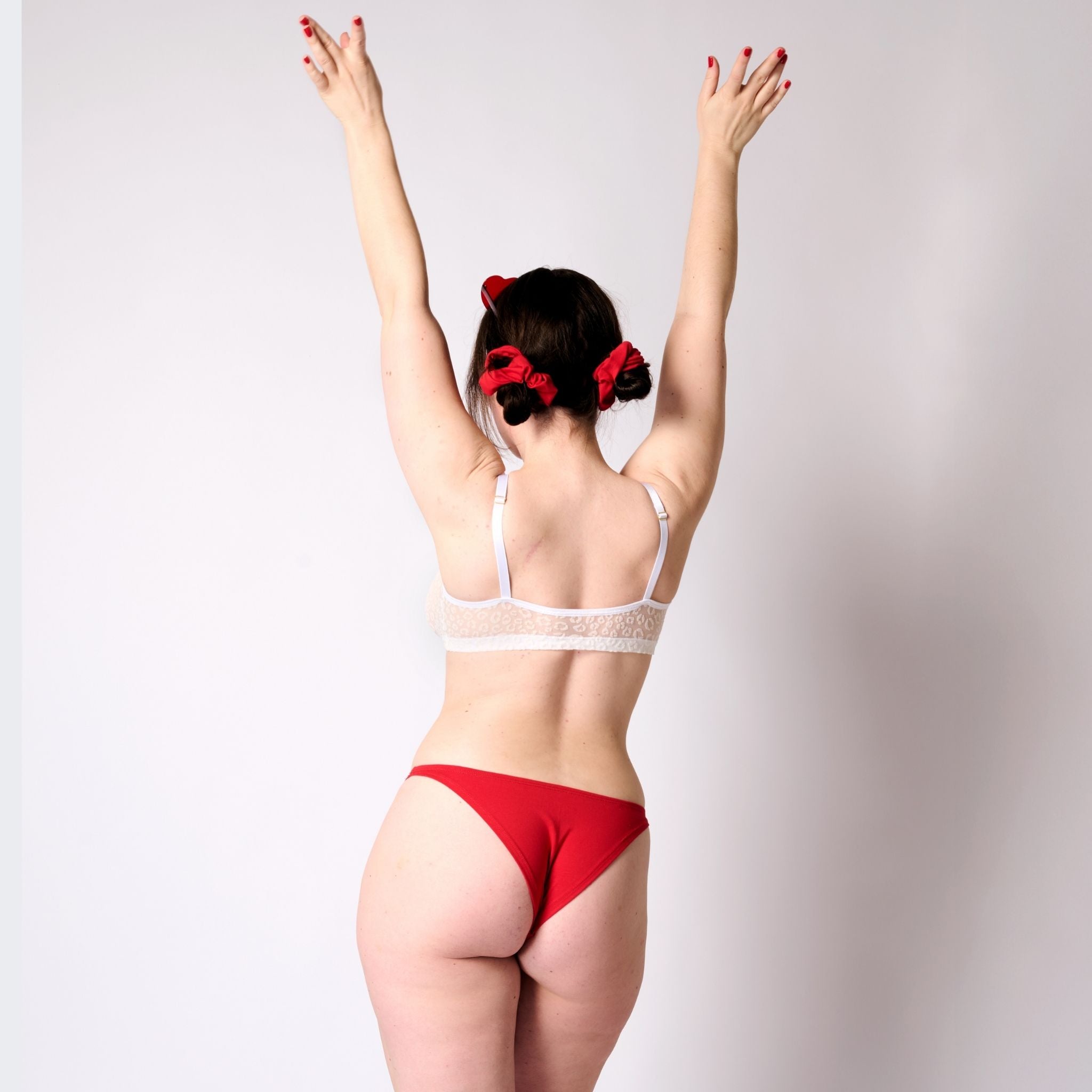 Leopard-Mesh-Soda-Bralette (Weiss)