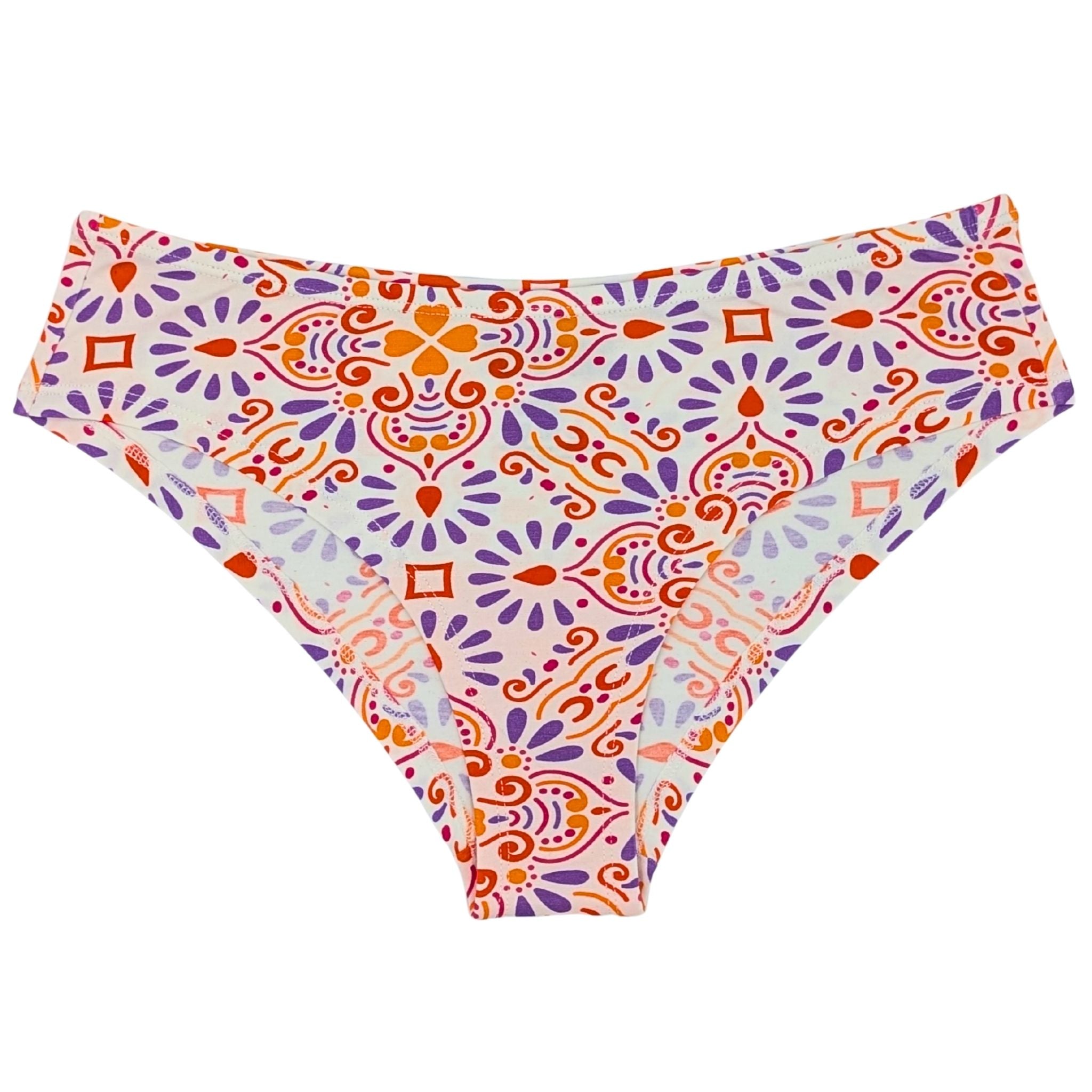 Mediterran-Bio-Baumwoll-Cheeky-Panty