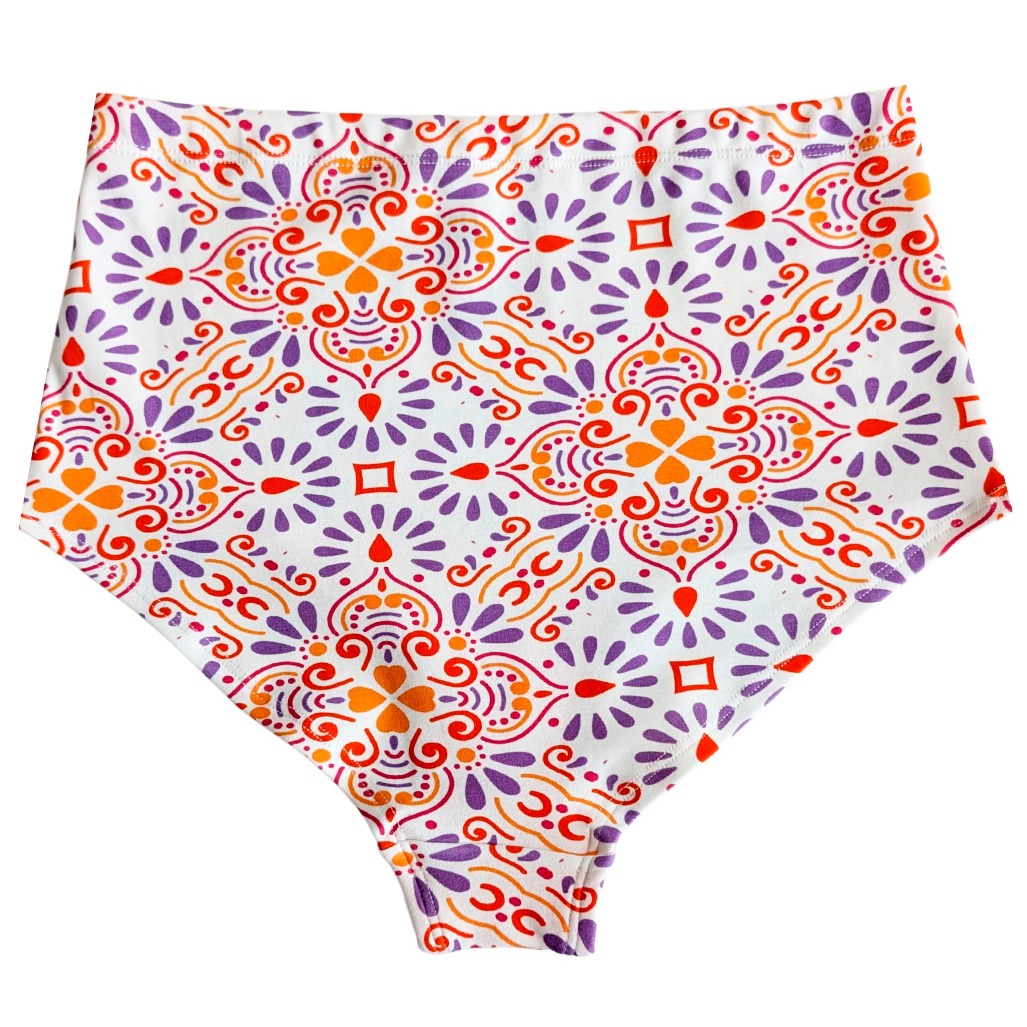 Mediterranean Supima Cotton Hi-Waist Panty back